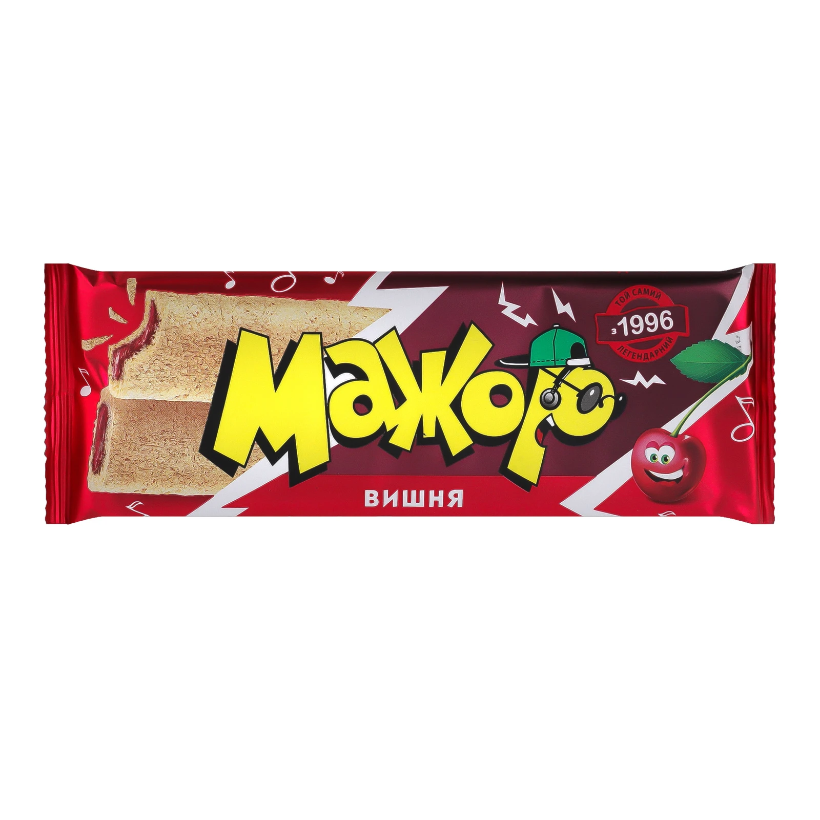 Снеки АВК мультизлакові Мажор вишня 49г Фото №:1