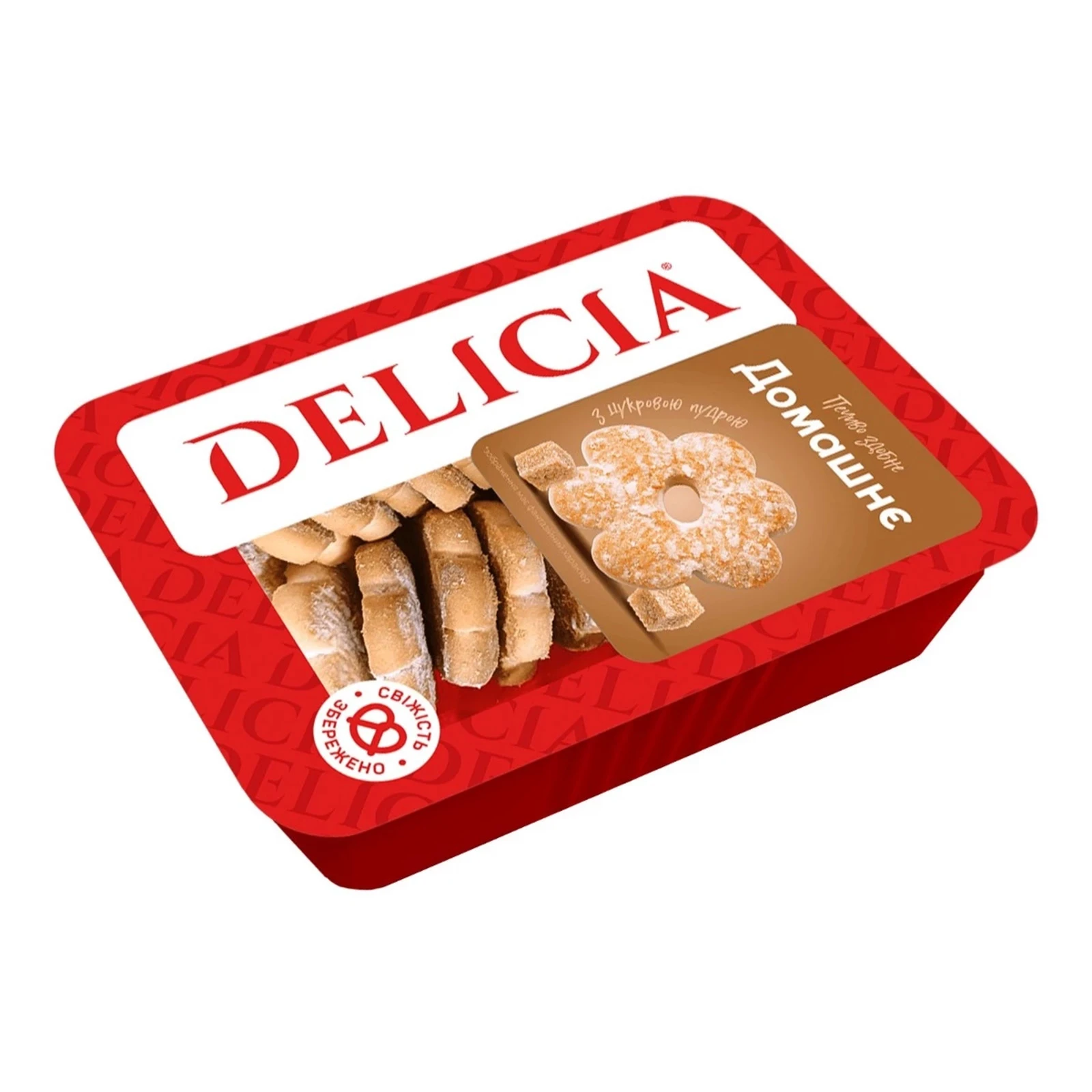 Печиво Delicia здобне Домашнє з цукровою пудрою 250г Фото №:2