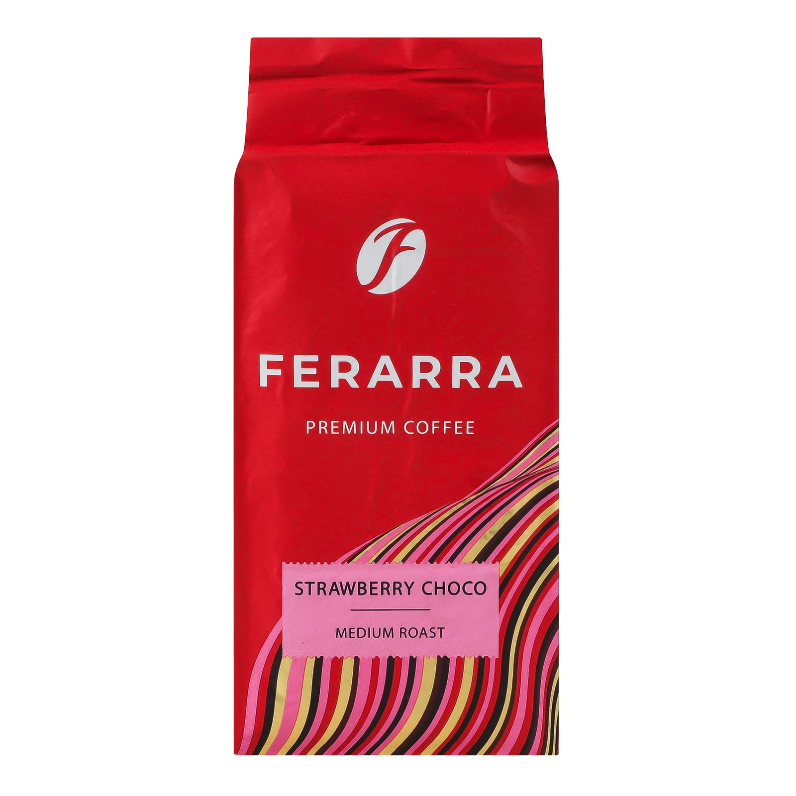 Кава Ferarra Strawberry&Choco натуральна смажена мелена з ароматом суниці, шоколаду та ванілі 250г Фото №:1