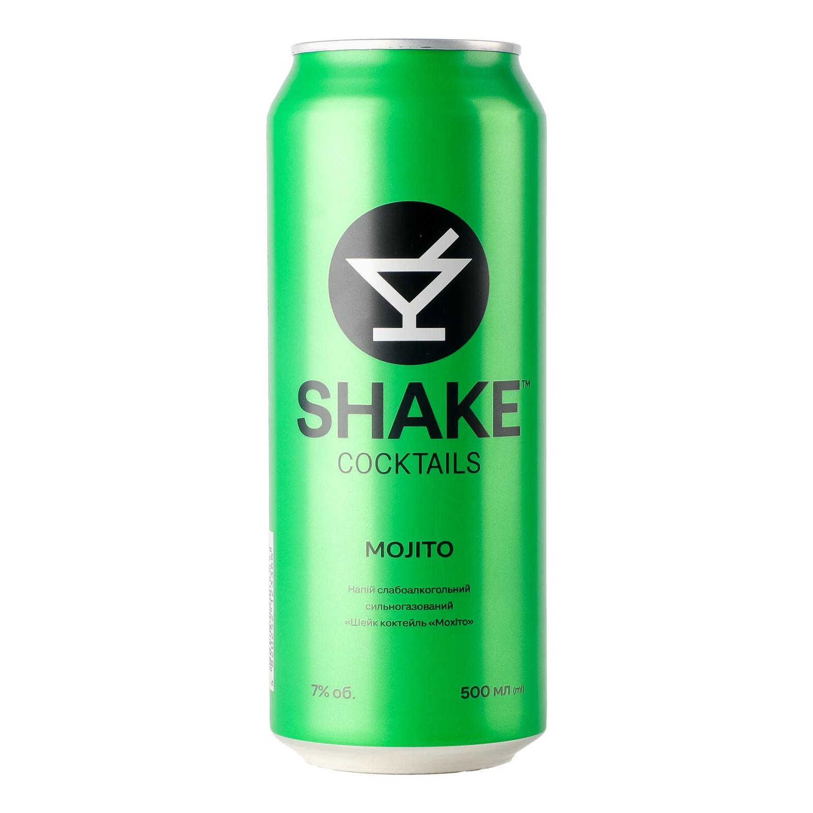 Напій слабоалкогольний Shake Cocktails Мохіто сильногазований 7% 0.5л Фото навігації №:1
