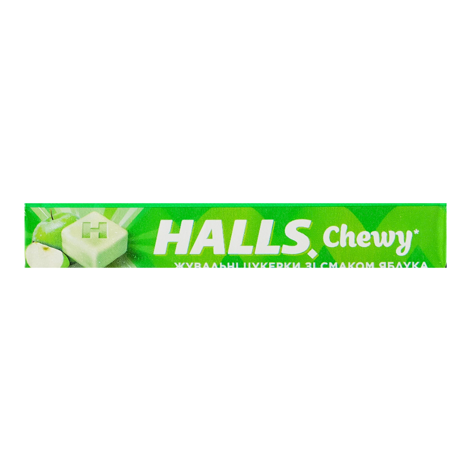 Цукерки жувальні Halls зі смаком яблука 47г Фото №:1