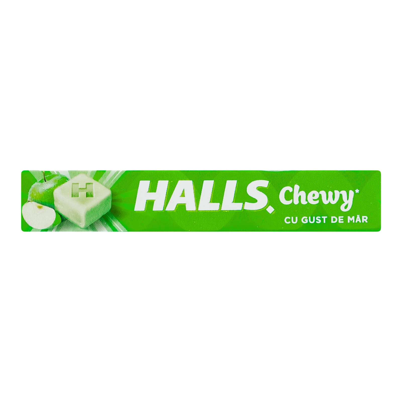 Цукерки жувальні Halls зі смаком яблука 47г Фото навігації №:1