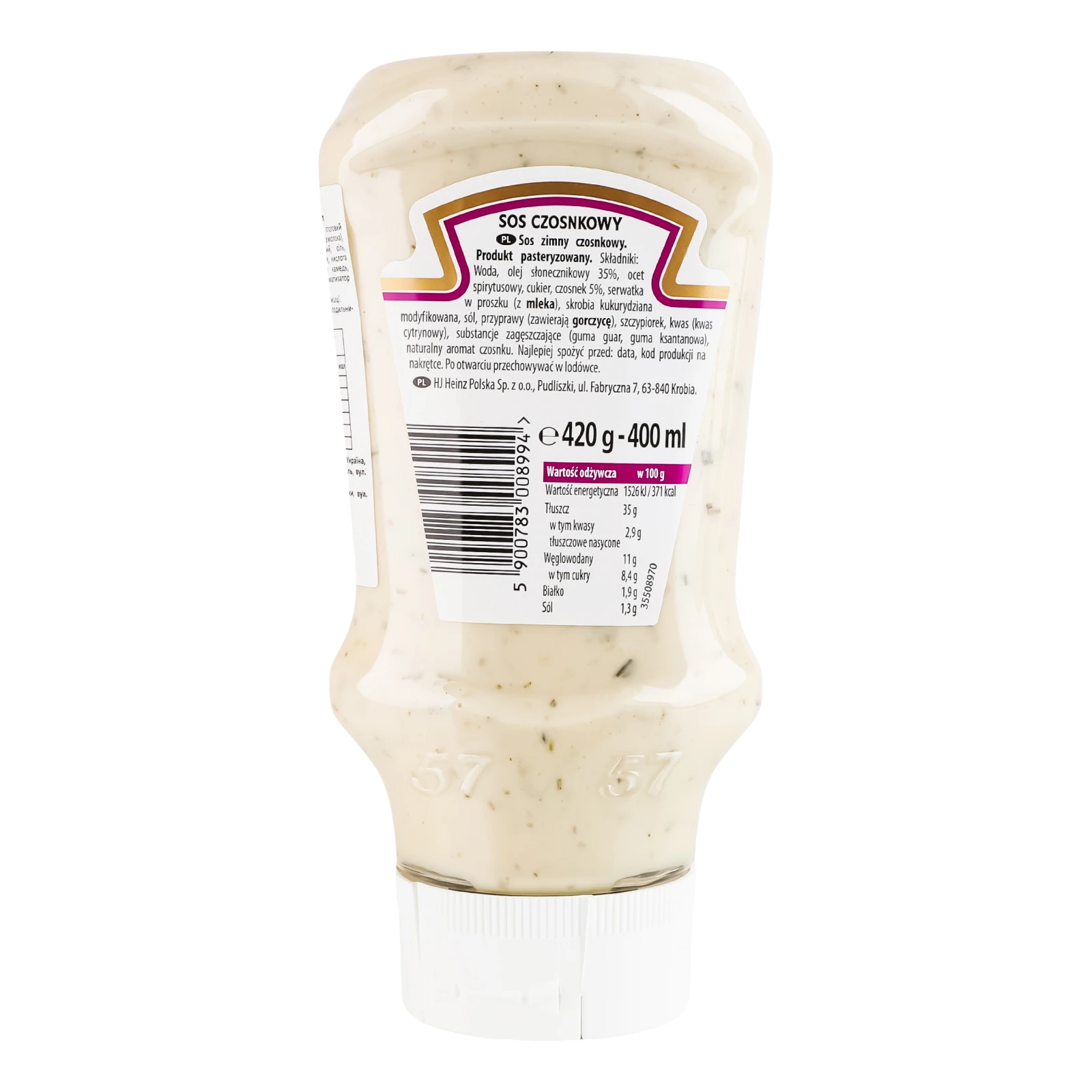 Соус Heinz Часниковий 400мл Фото №:2