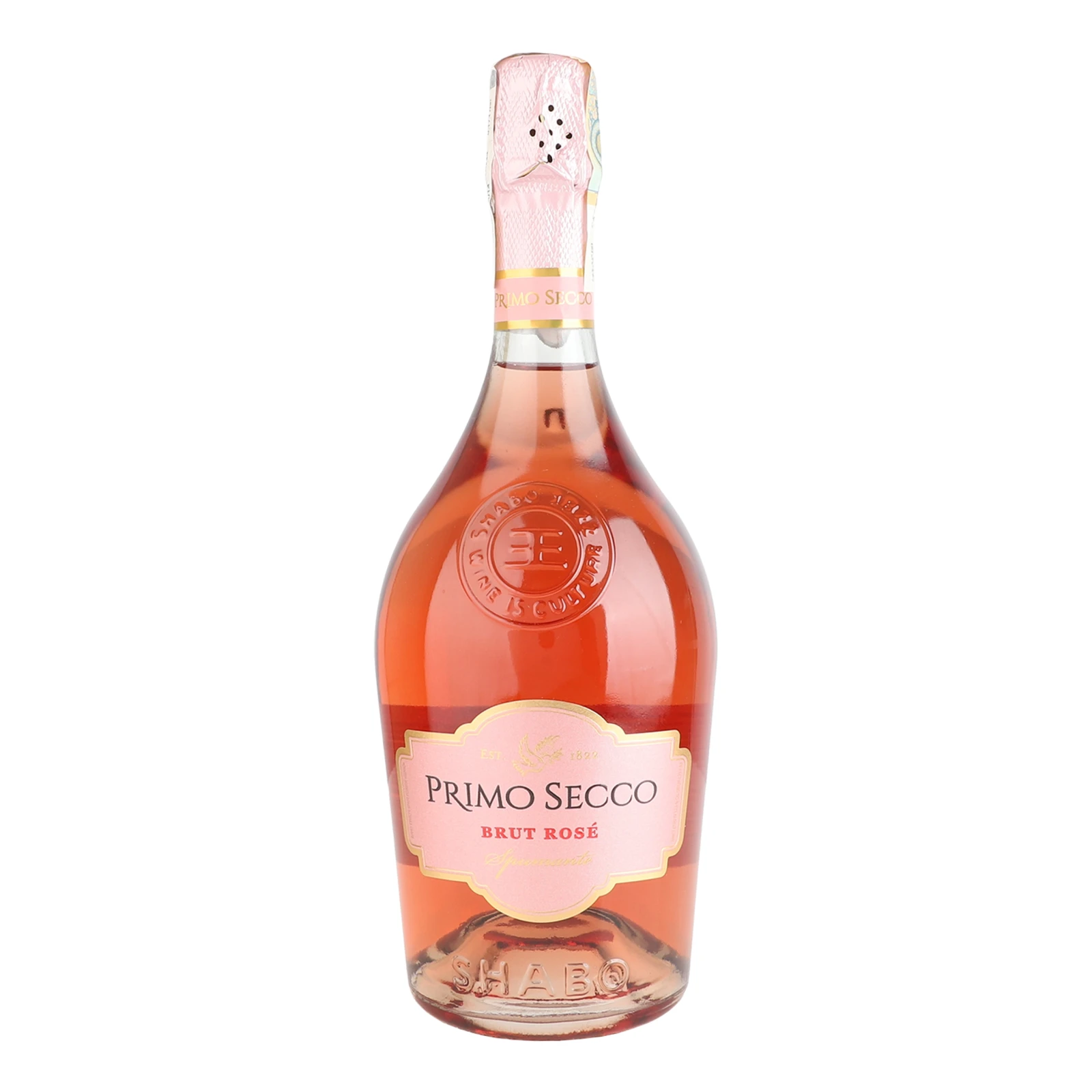 Вино ігристе Shabo Primo Secco Spumante рожеве брют 12.6% 0.75л
