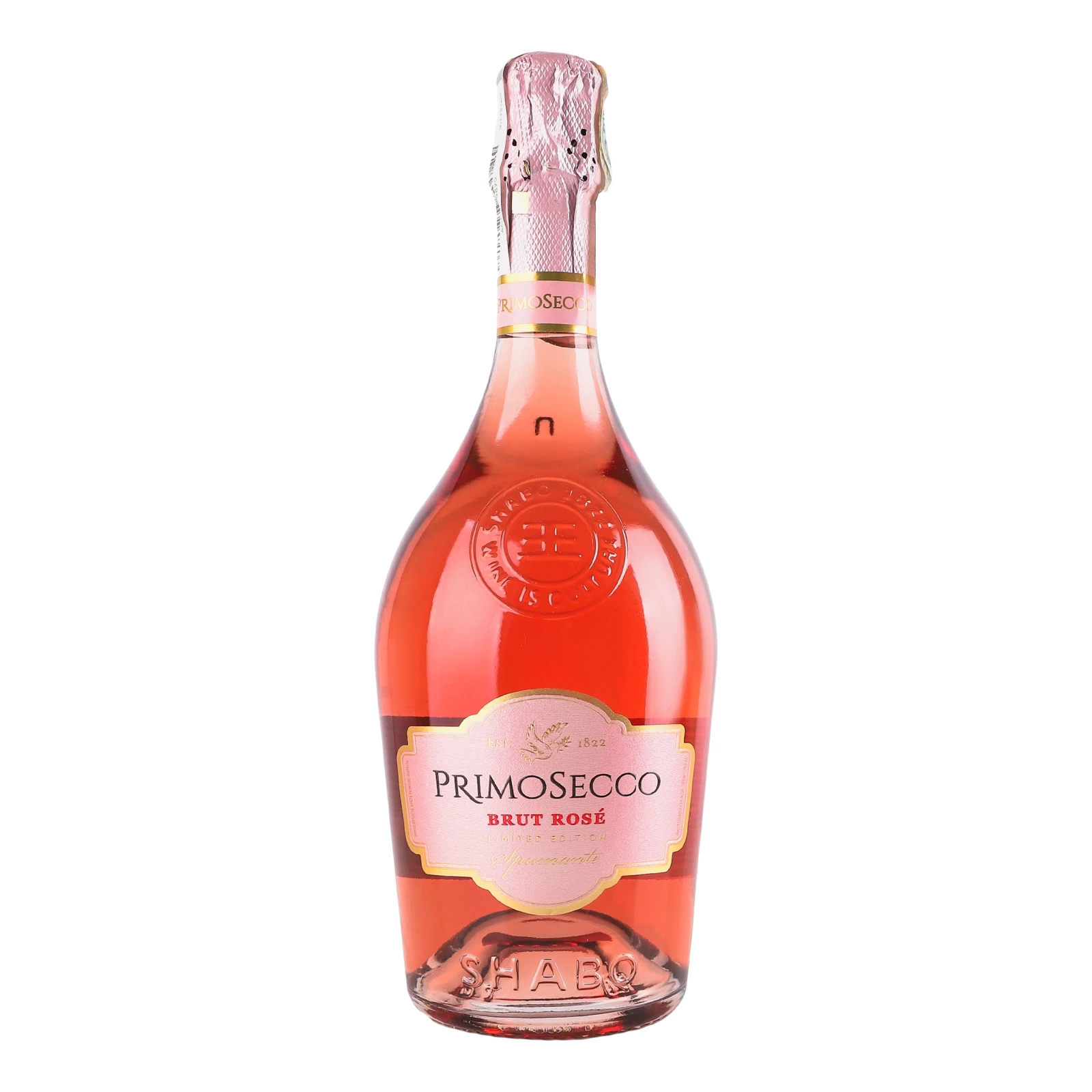 Вино ігристе Shabo Primo Secco рожеве брют 12.5% 0.75л Фото №:1