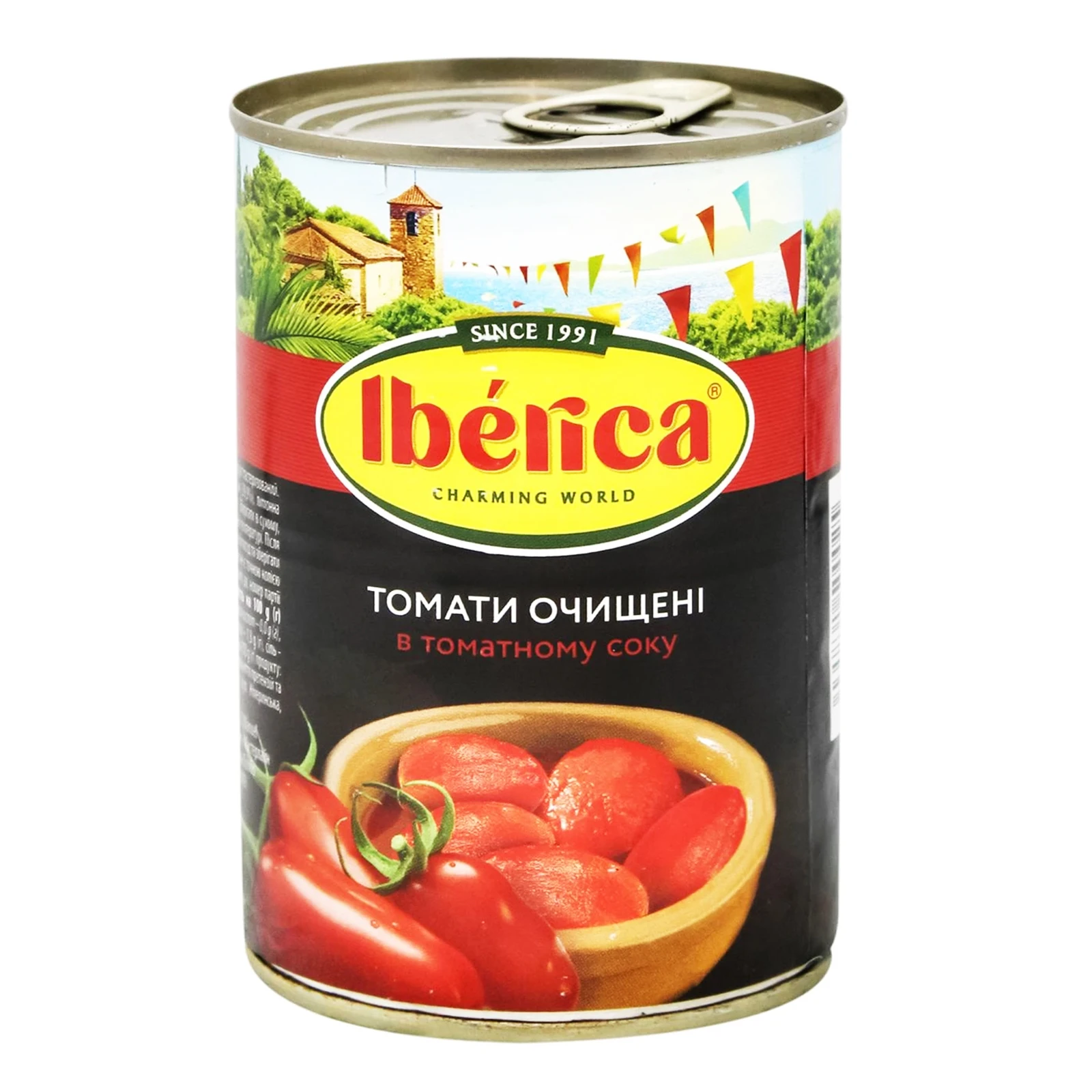 Конс Iberica 400г томати очищені у т/с з/б Фото навігації №:1