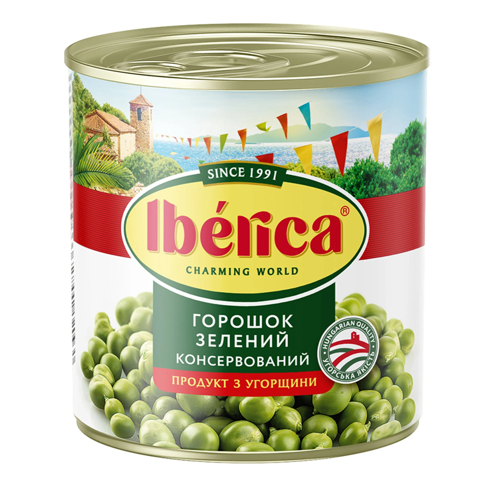 Конс Iberica 420г горошок зелений з/б Фото №:1