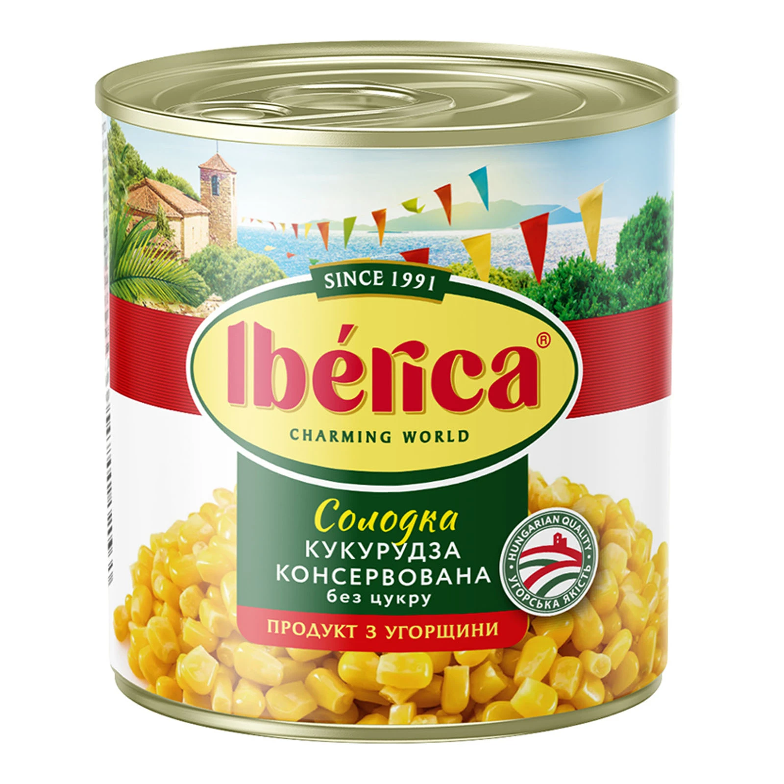 Кукурудза Iberica солодка консервована 340г Фото навігації №:1