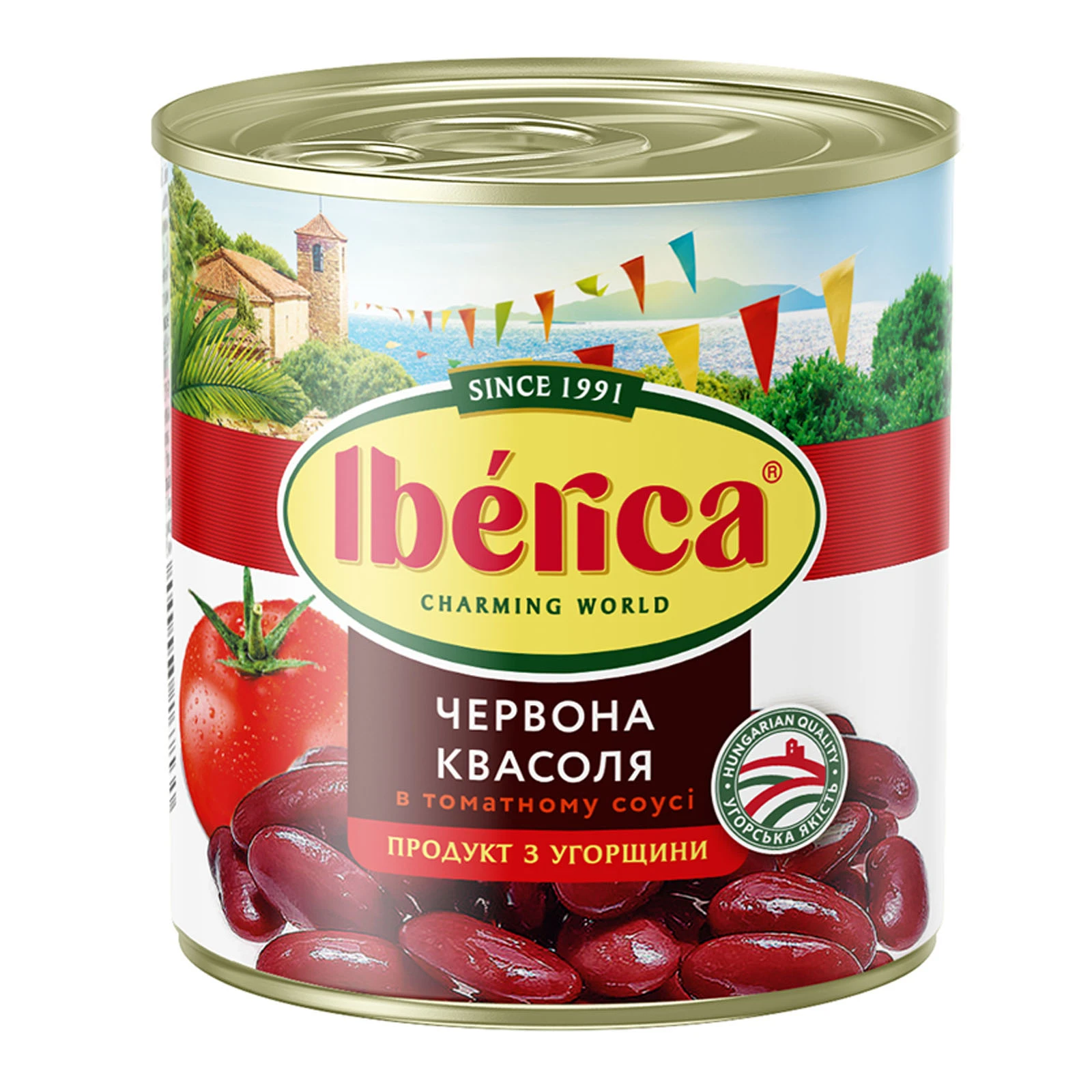 Квасоля Iberica червона у томатному соусі 420г Фото №:1