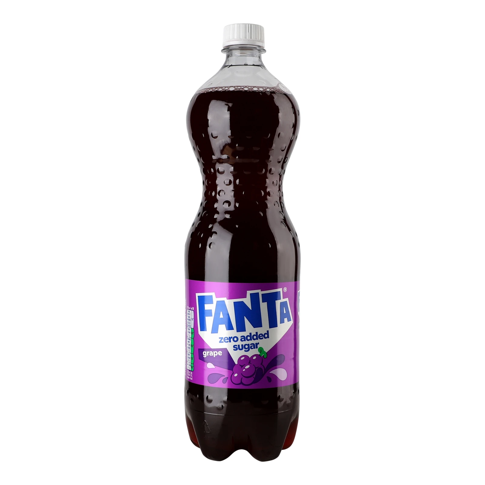 Напій безалкогольний Fanta Grape сильногазований з підсолоджувачами 1.25л Фото №:1