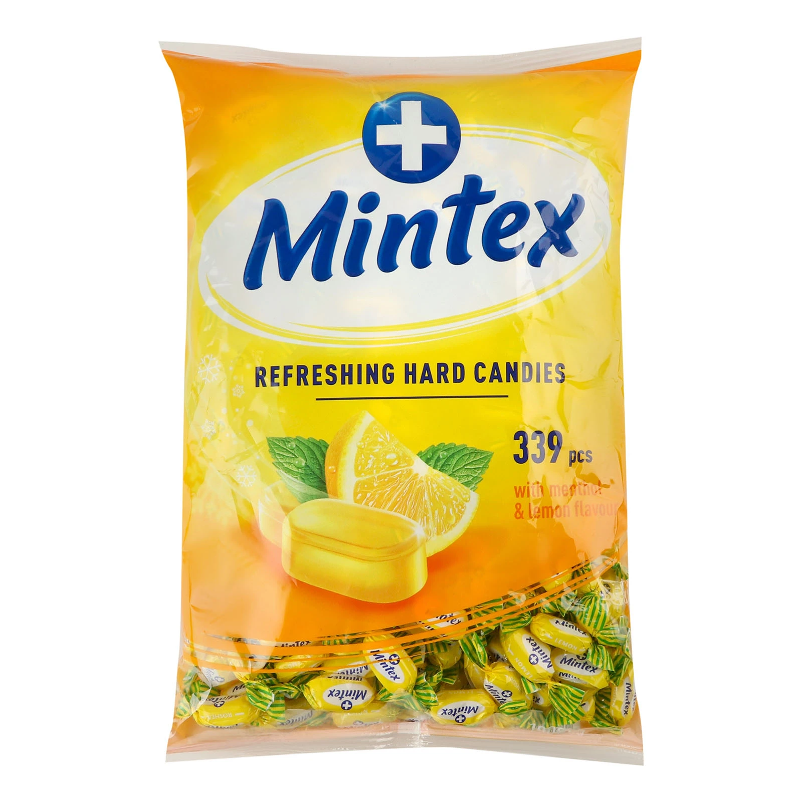 Цукерки Roshen карамель Mintex+ Lemon зі смаком лимону та ментолу фото 2