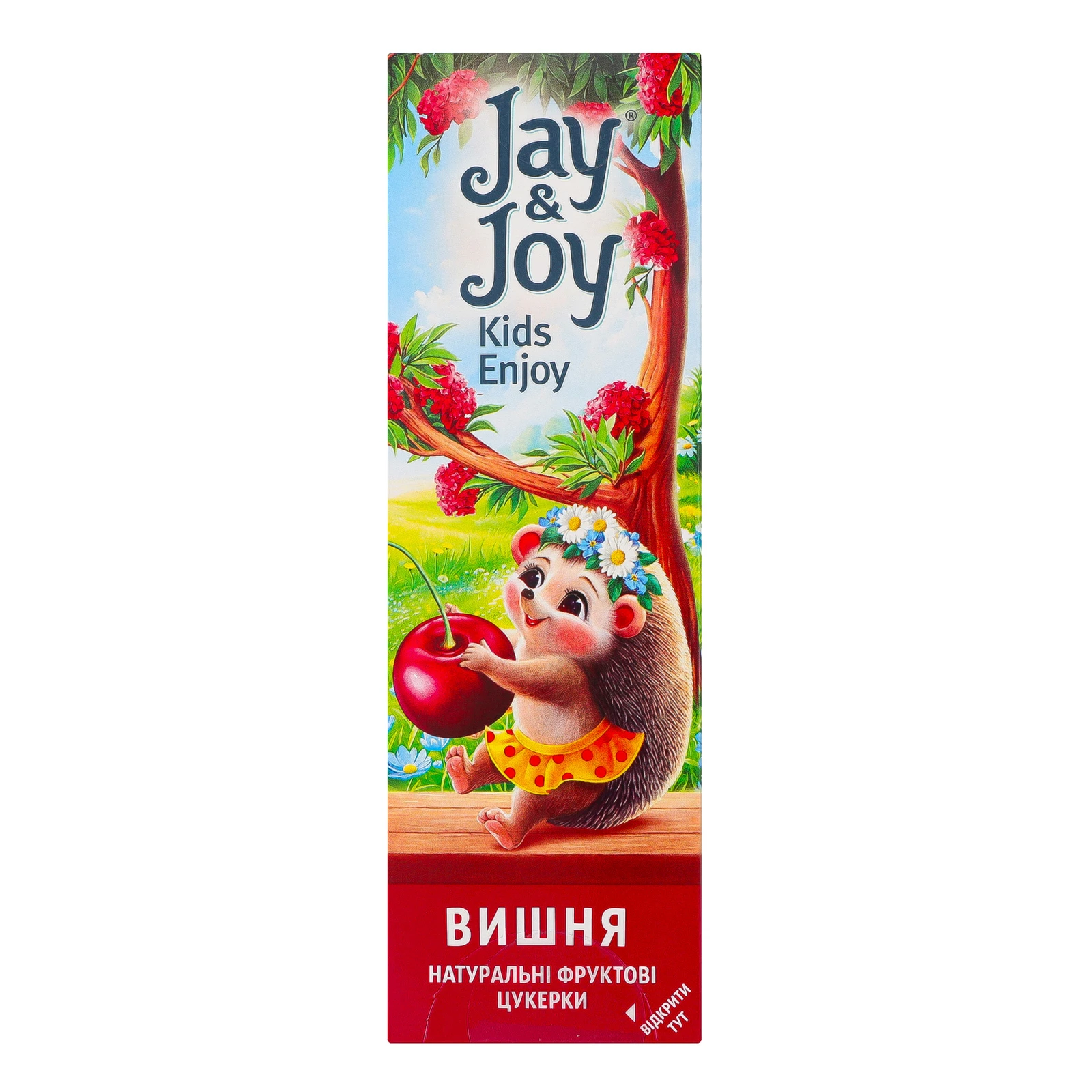 Цукерки фруктові Jay&Joy пастила натуральна Вишня 32г Фото №:2