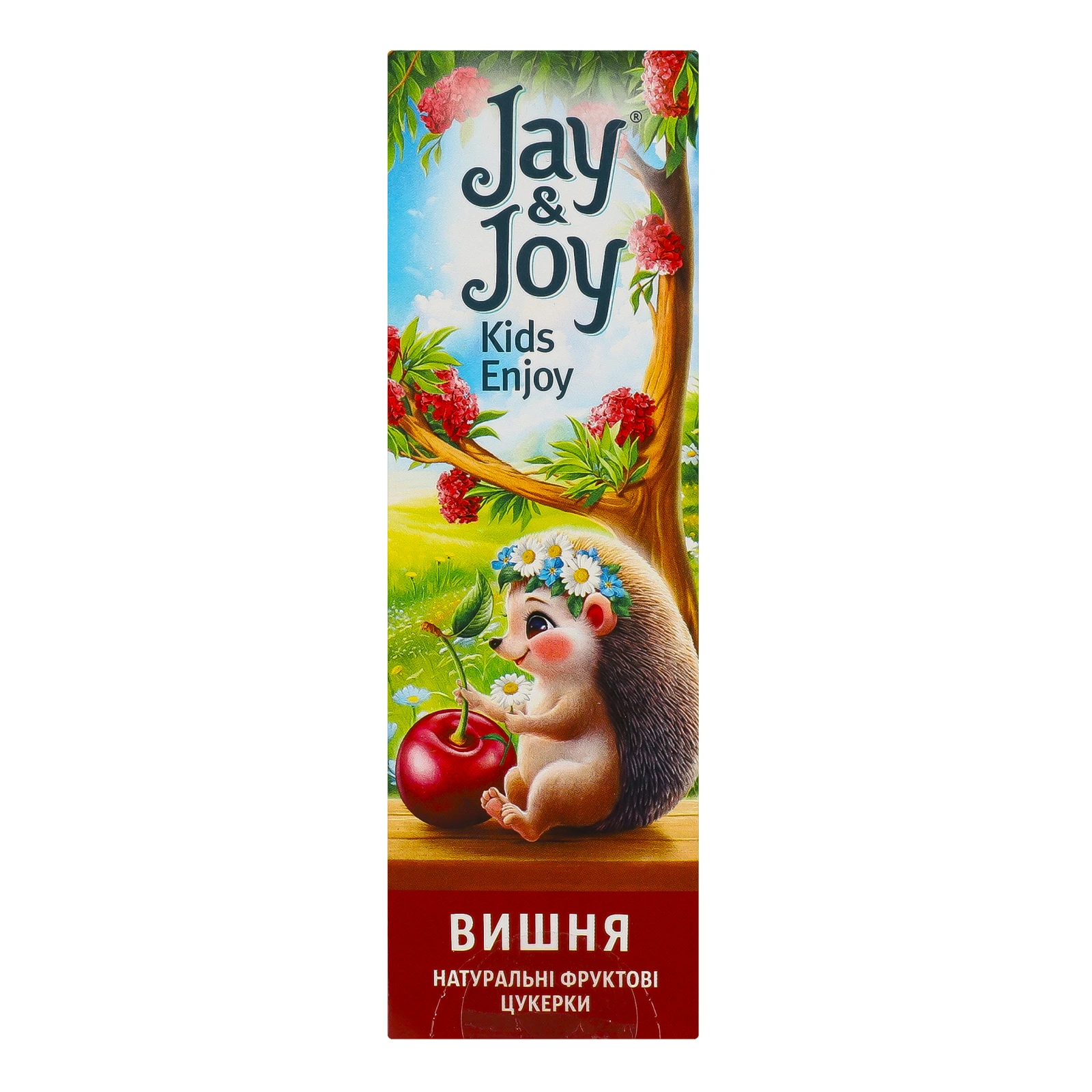 Цукерки фруктові Jay&Joy Вишня натуральні 32г Фото навігації №:1