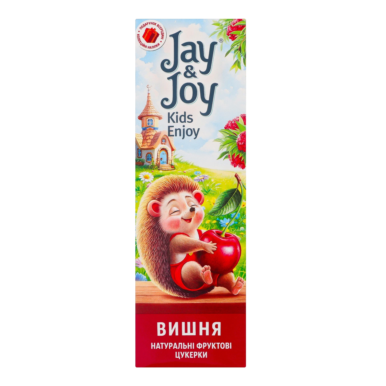 Цукерки фруктові Jay&Joy пастила натуральна Вишня 32г Фото №:1