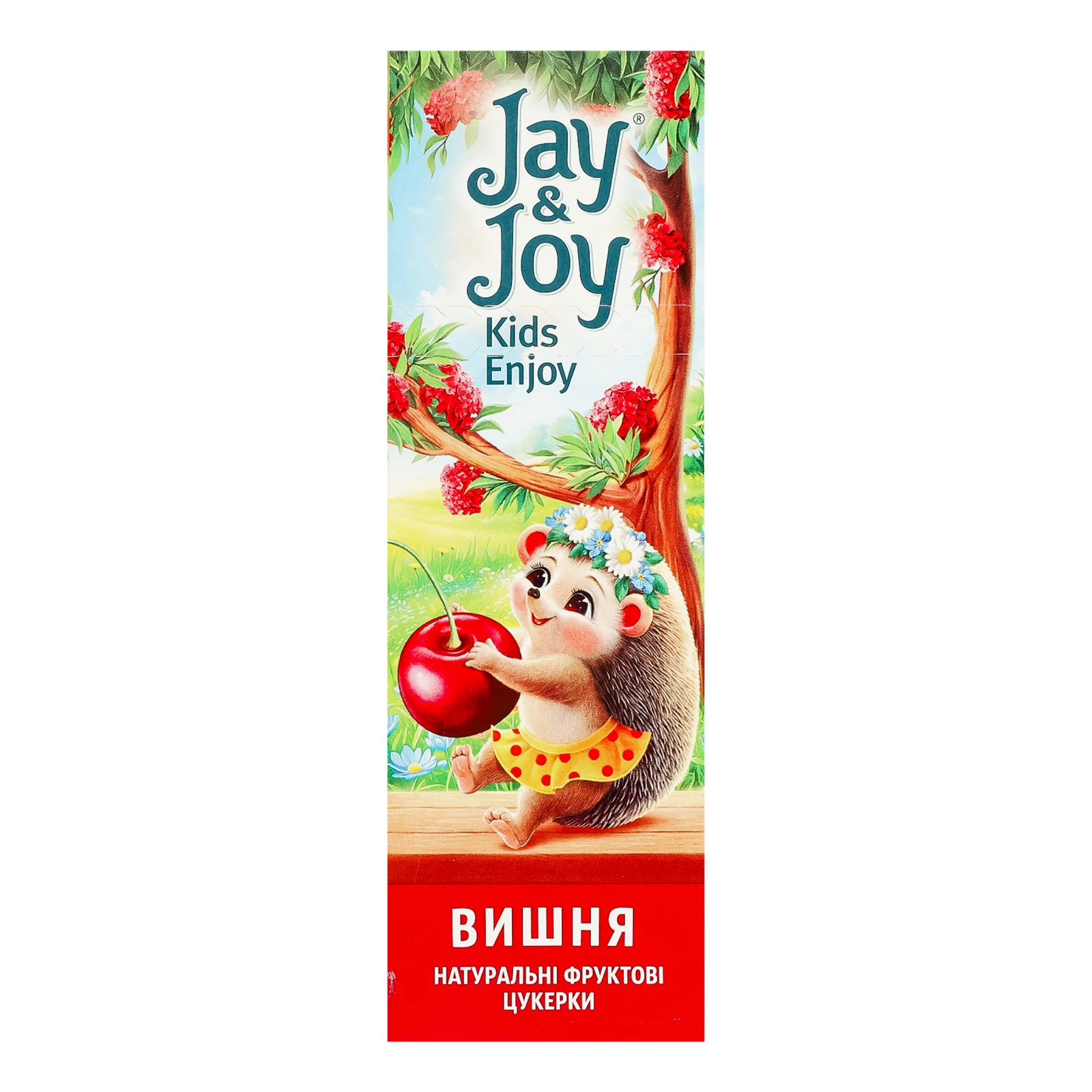 Цукерки Jay&Joy фруктові пастила натуральна Вишня 32г
