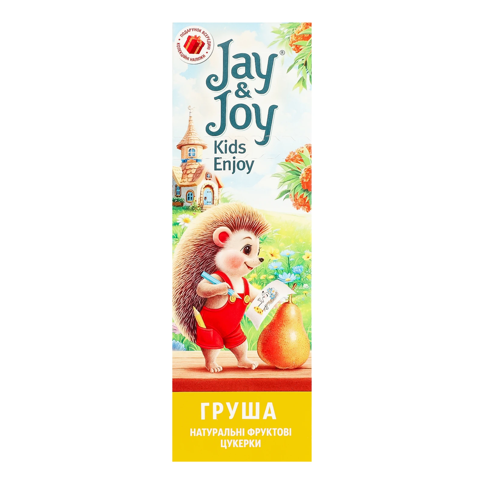 Цукерки фруктові Jay&Joy пастила натуральна Груша 32г Фото №:2