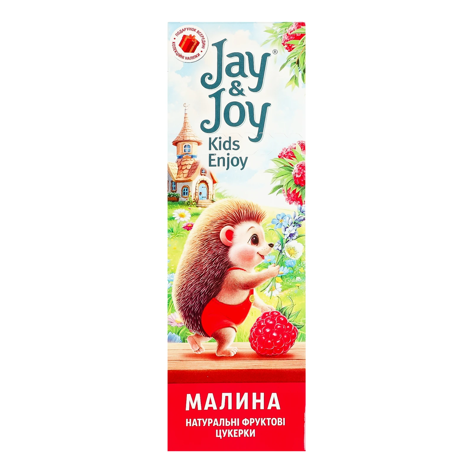 Цукерки Jay&Joy фруктові пастила натуральна Малина 32г
