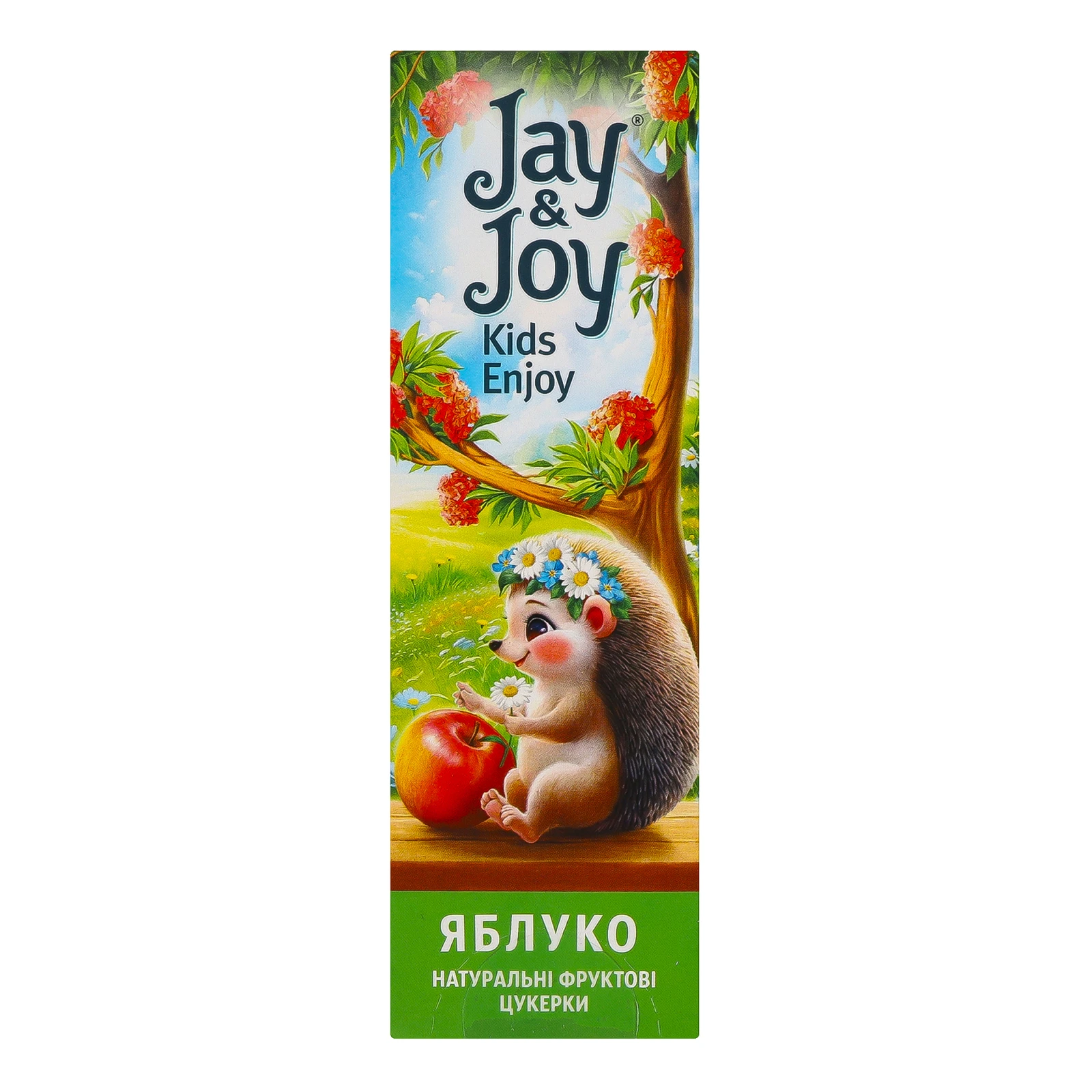 Цукерки фруктові Jay&Joy Яблуко натуральні 32г Фото навігації №:1
