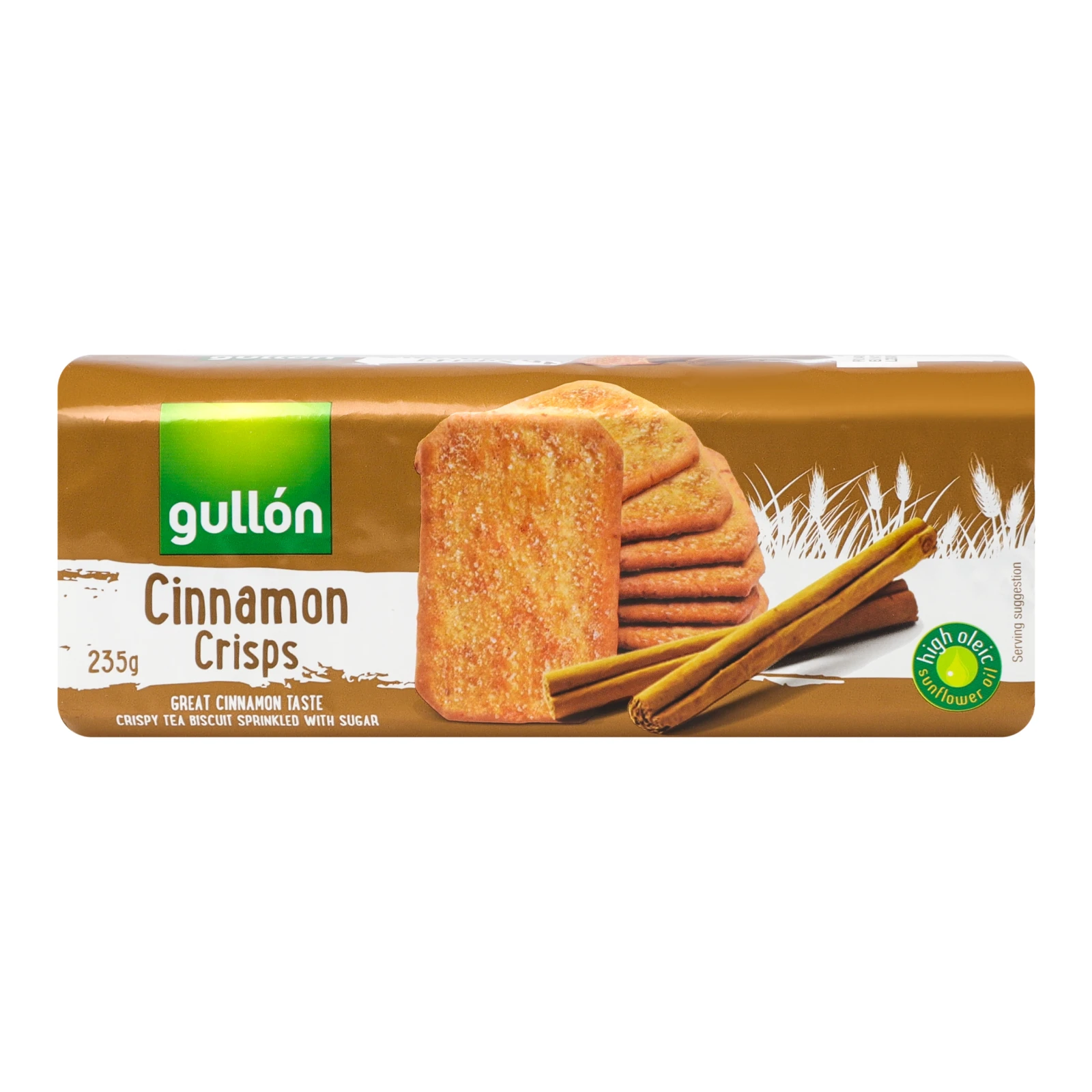Печиво Gullon Cinnamon crisps 235г Фото №:1