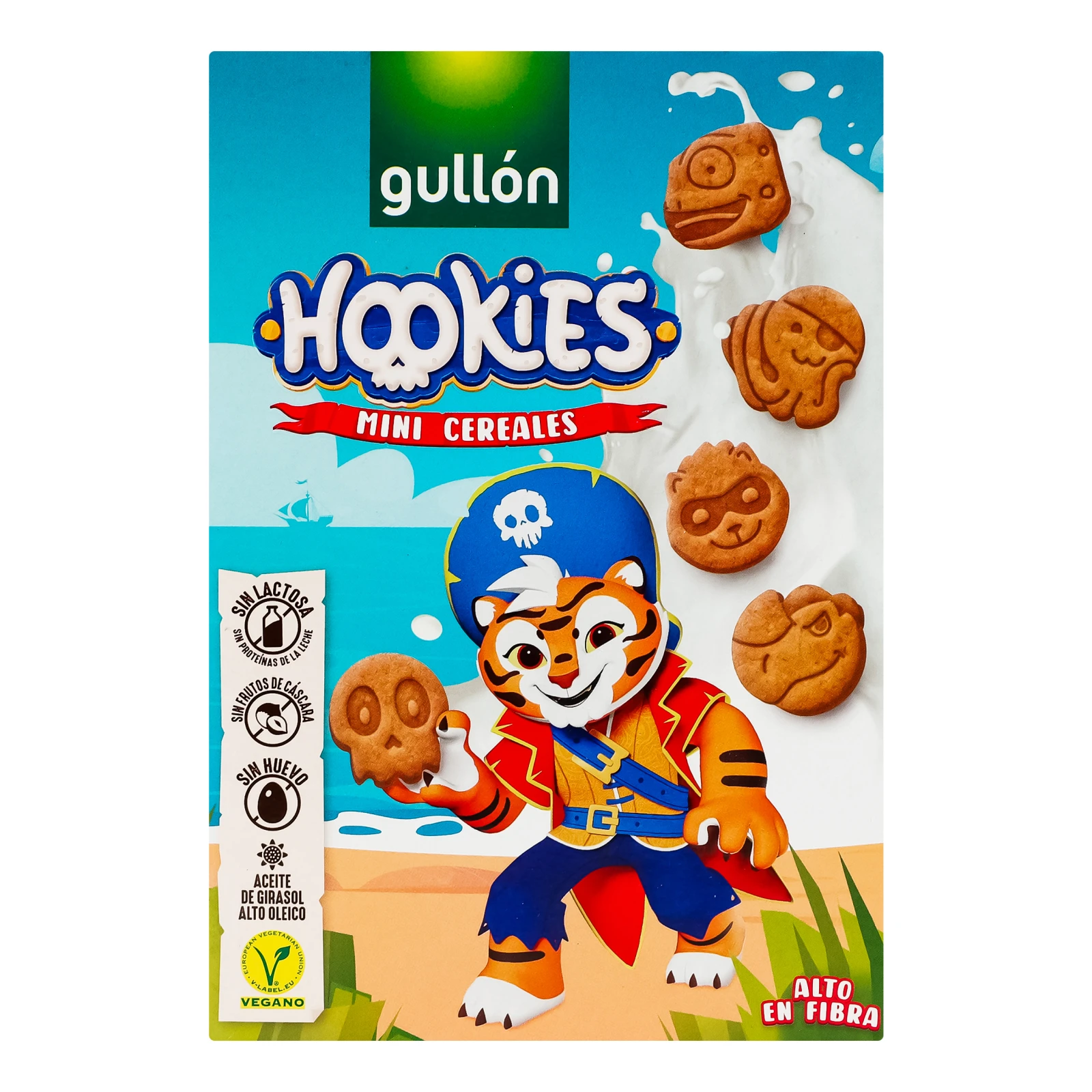 Печиво Gullon Hookies Mini 250г Фото навігації №:1