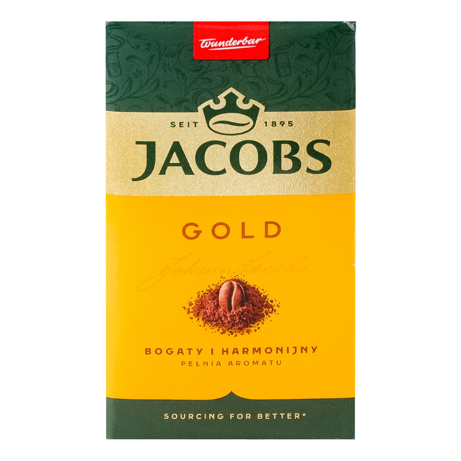 Кава Jacobs Gold натуральна смажена мелена 250г Фото навігації №:1
