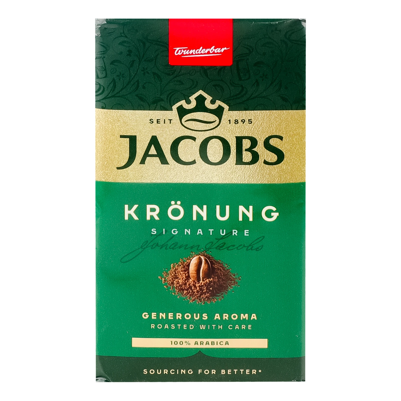 Кава Jacobs Kronung натуральна смажена мелена 250г Фото №:1