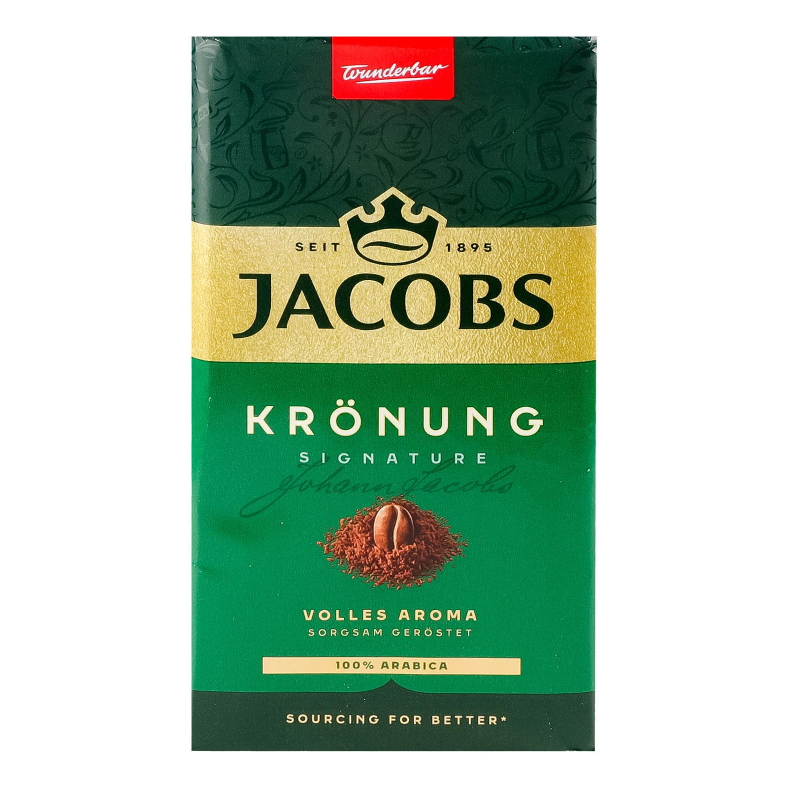 Кава Jacobs Kronung натуральна смажена мелена 500г Фото №:1