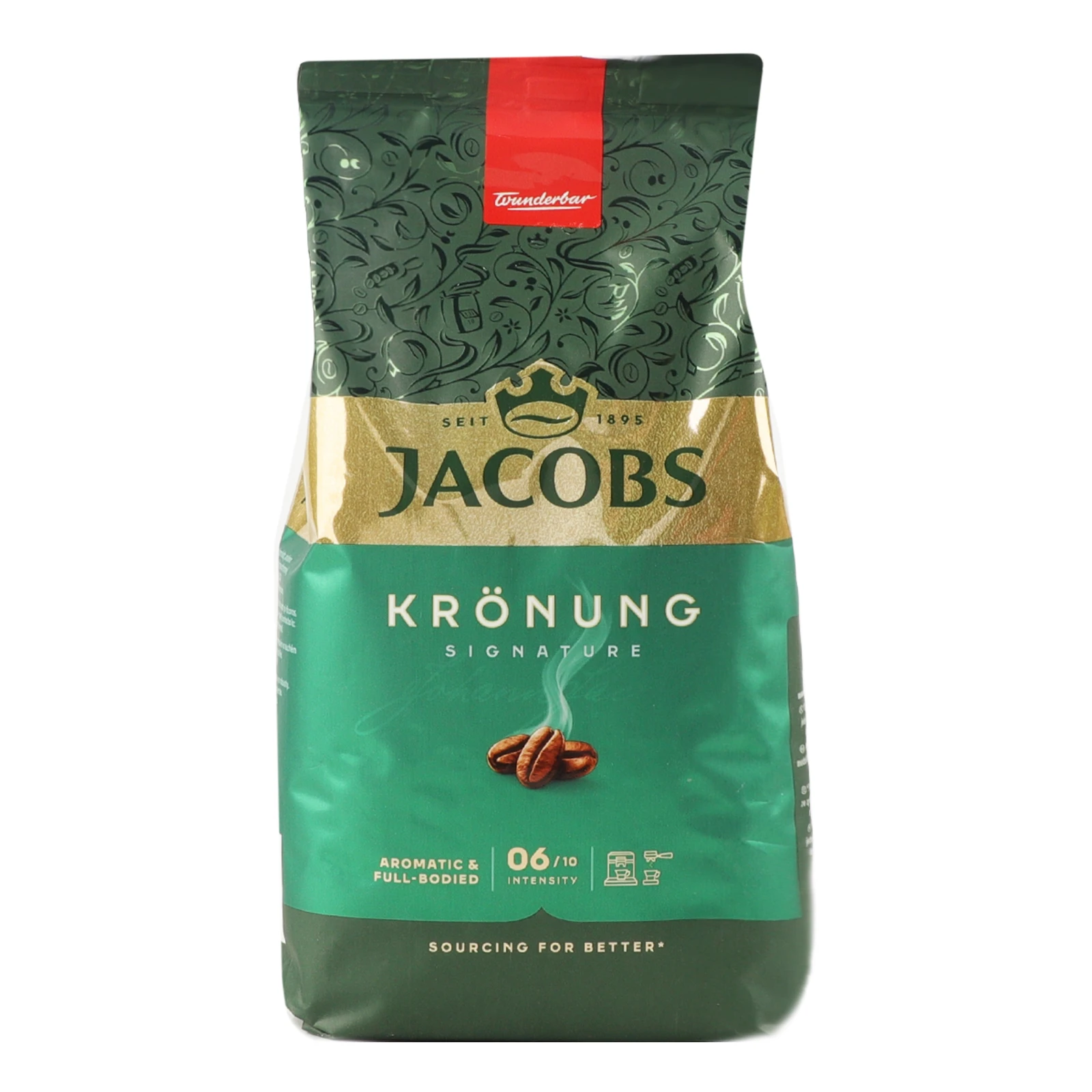 Кава Jacobs Kronung натуральна смажена в зернах 500г Фото №:1