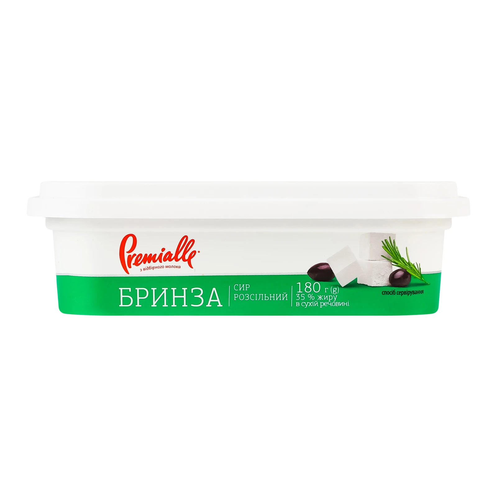 Сир Premialle Бринза розсільний 35% 180г Фото №:1