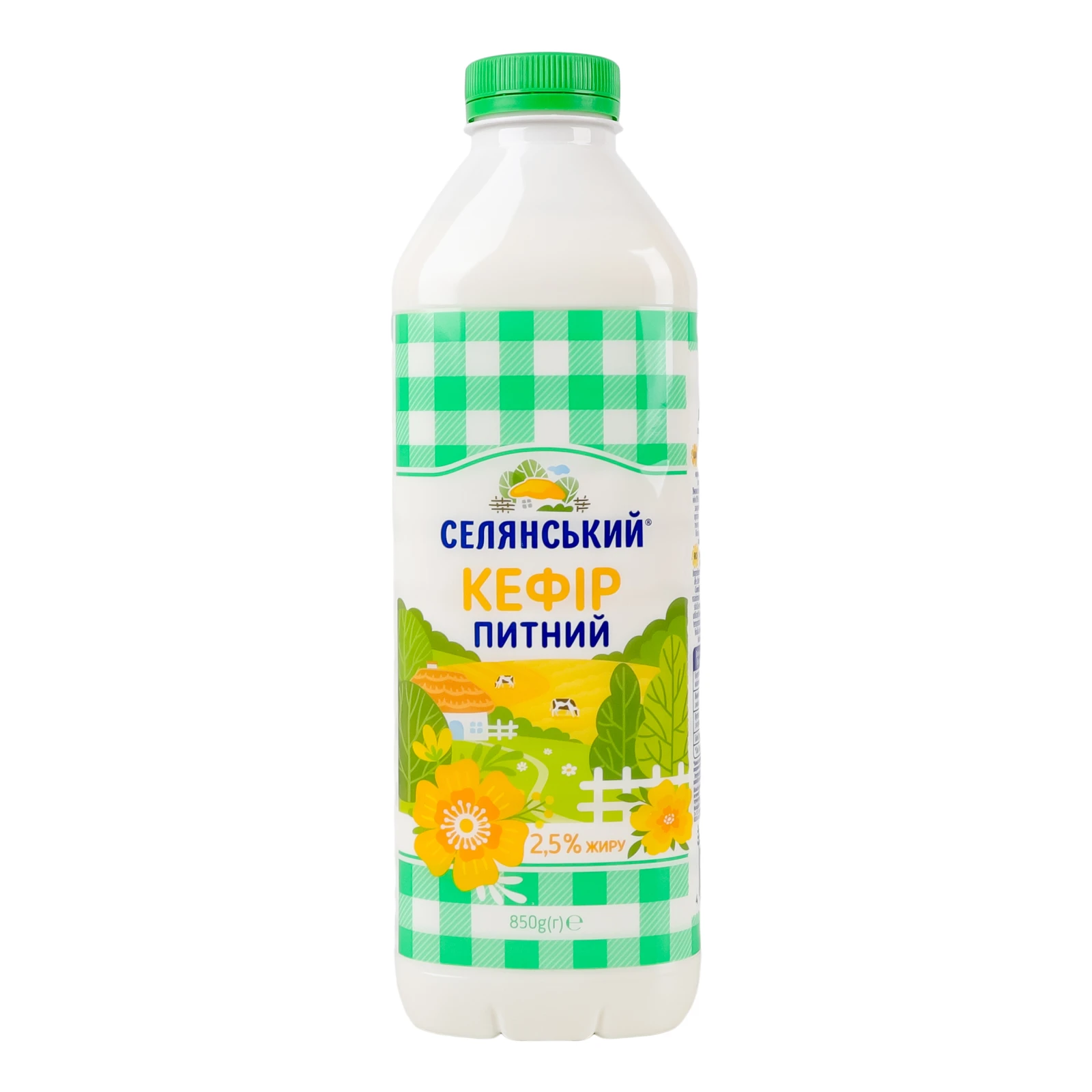Кефір Селянський питний 2.5% 850г Фото №:2