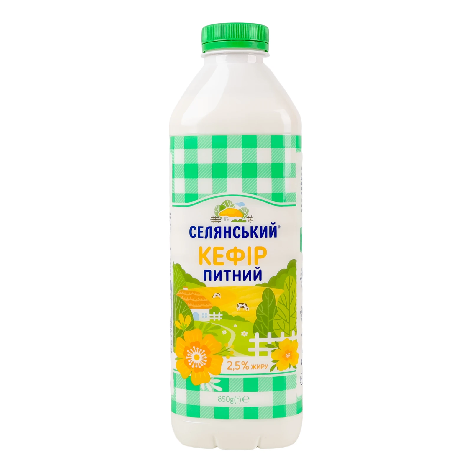 Кефір Селянський питний 2.5% 850г Фото №:1