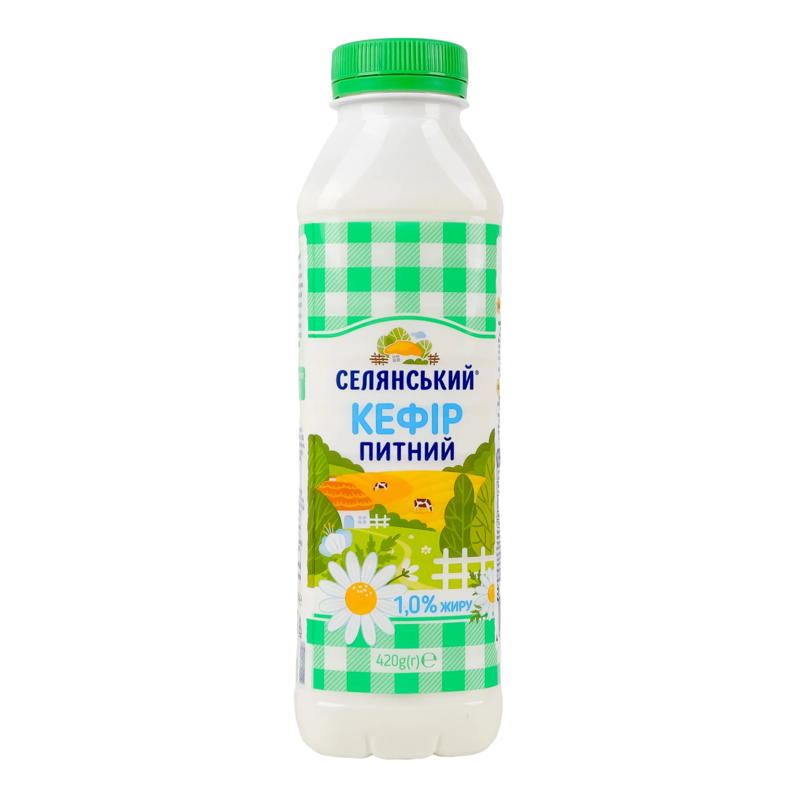 Кефір Селянський питний 1% 420г Фото №:2