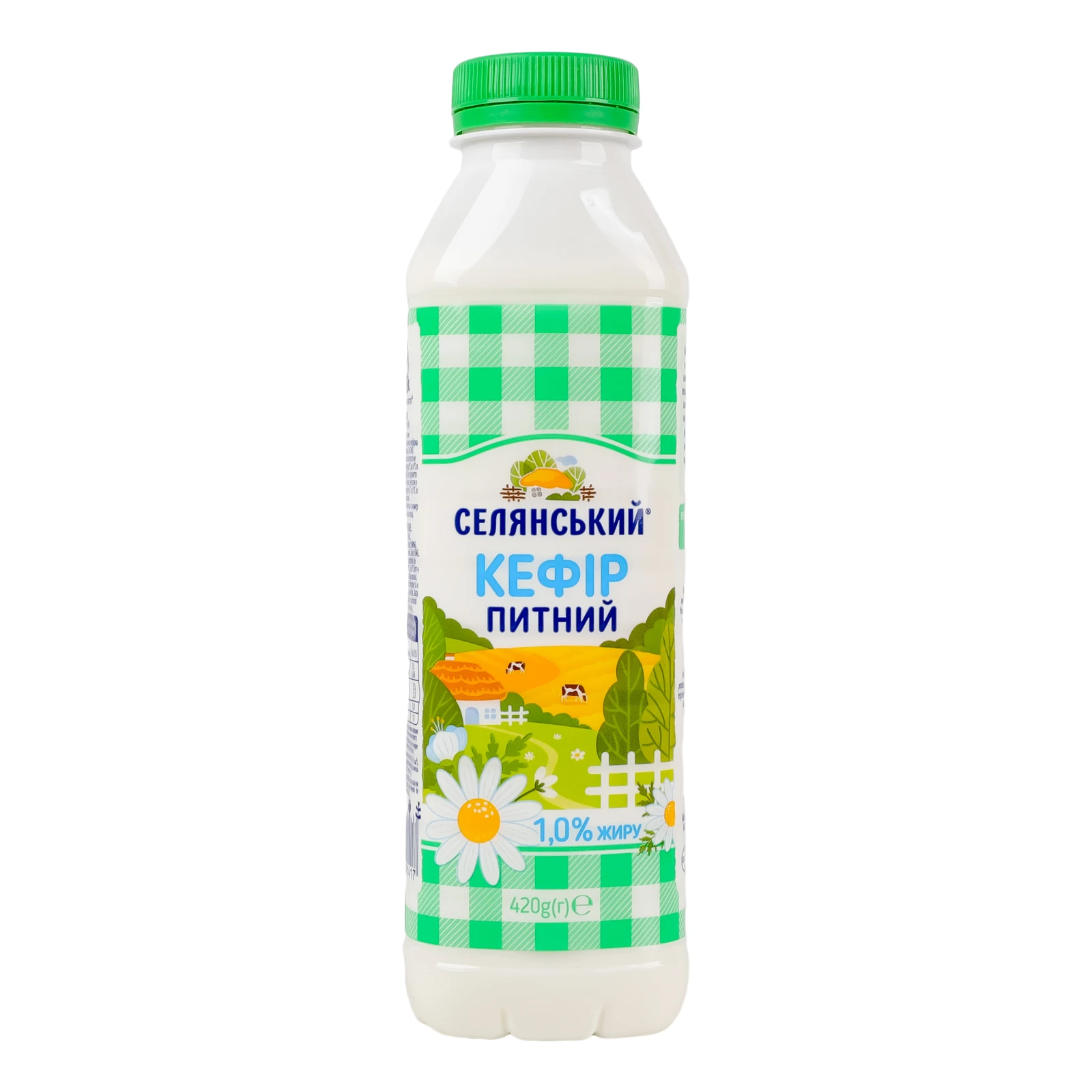 Кефір Селянський питний 1% 420г Фото №:1