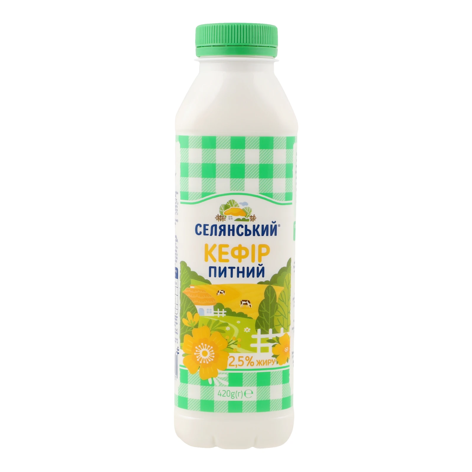 Кефір Селянський питний 2.5% 420г