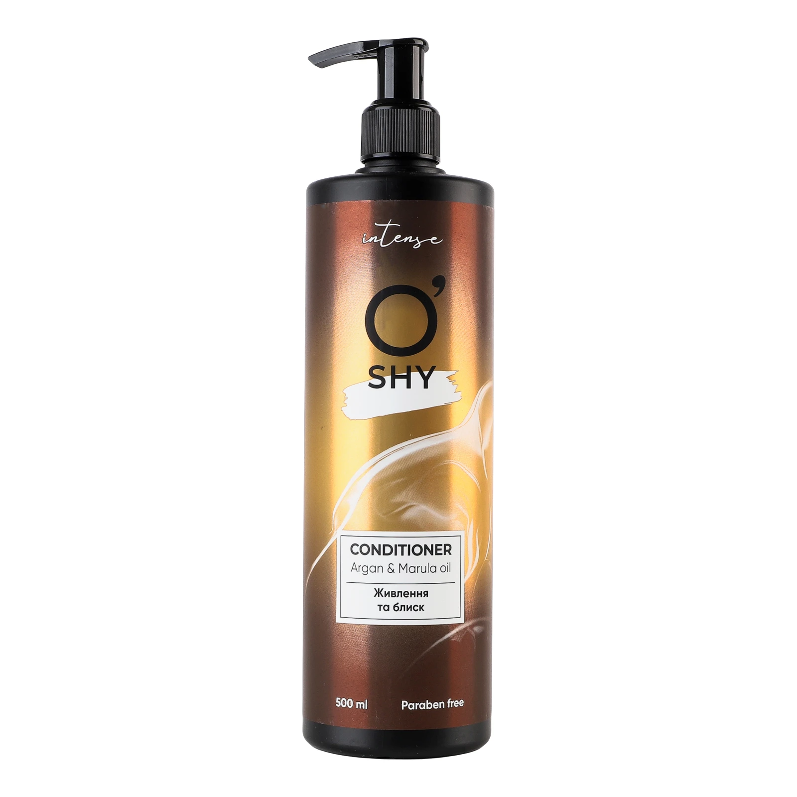 Кондиціонер O'shy Intense Argan&Marula oil Живлення та блиск 500мл Фото навігації №:1