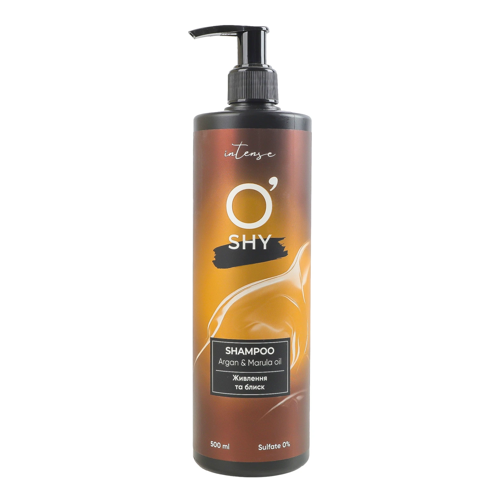 Шампунь O'shy Intense Argan&Marula oil Живлення та блиск 500мл