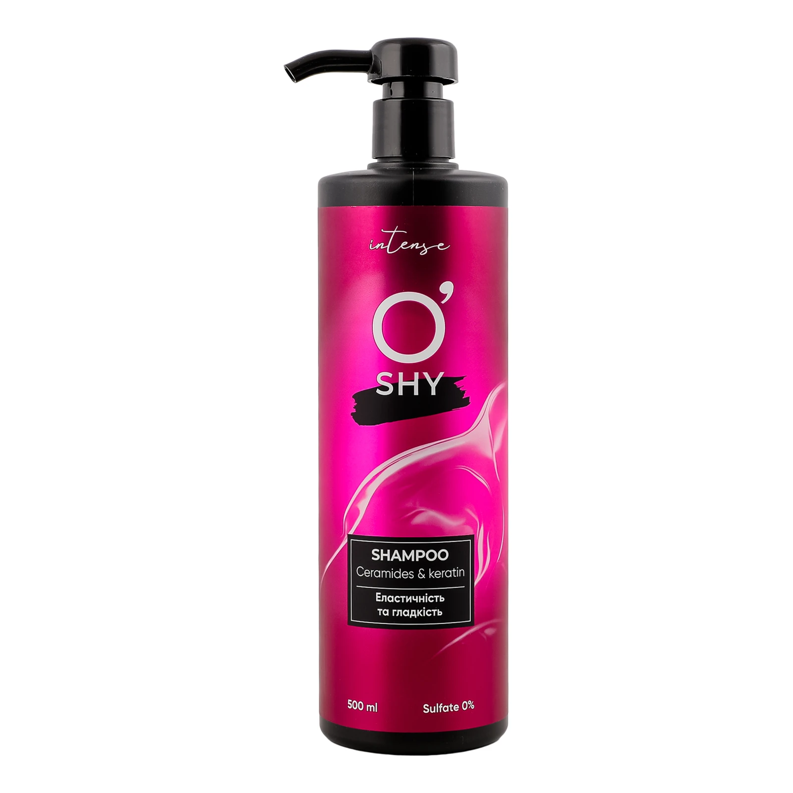 Шампунь O'shy Intense Ceramides&keratin Еластичність та гладкість 500мл