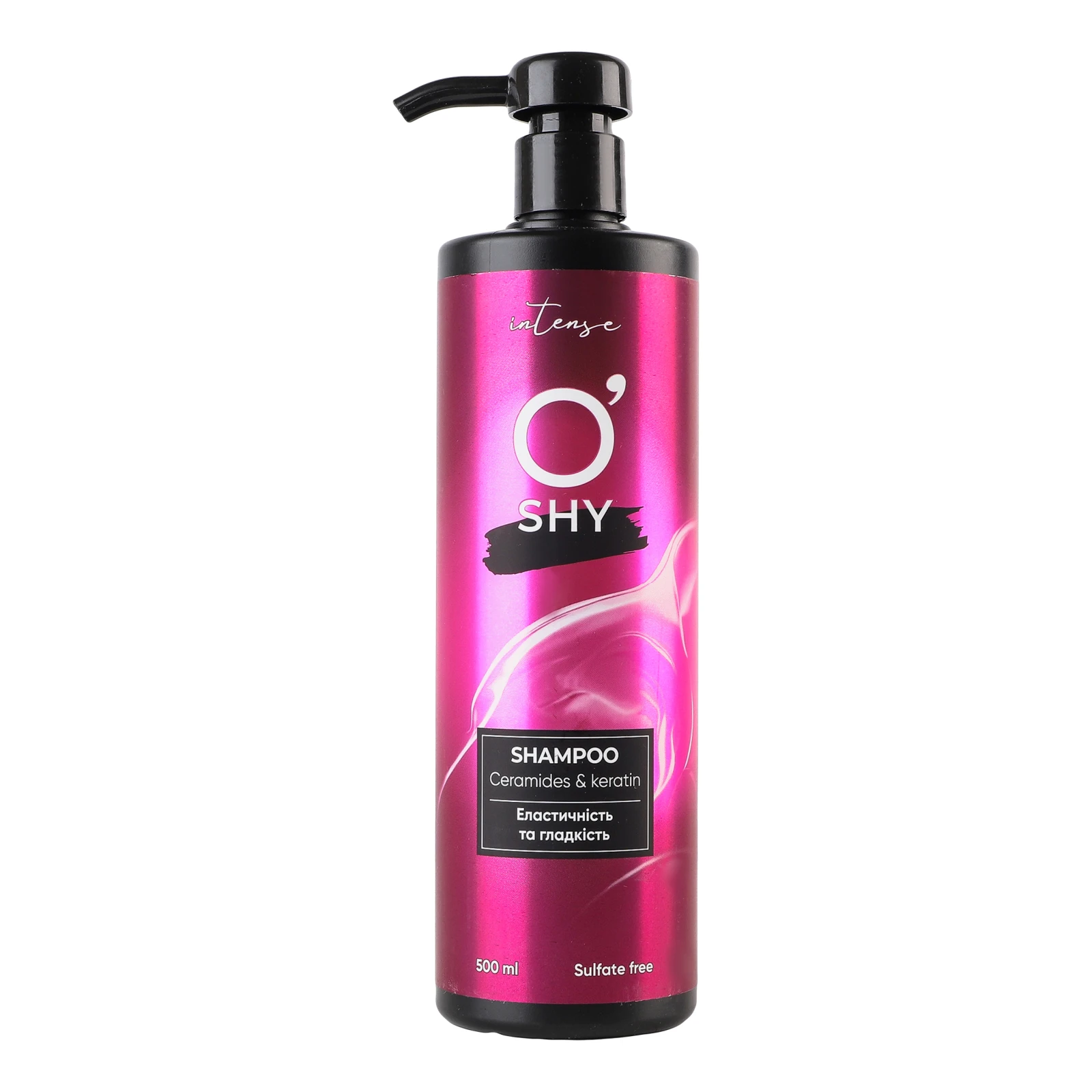 Шампунь O'shy Intense Ceramides&keratin Еластичність та гладкість 500мл Фото навігації №:1