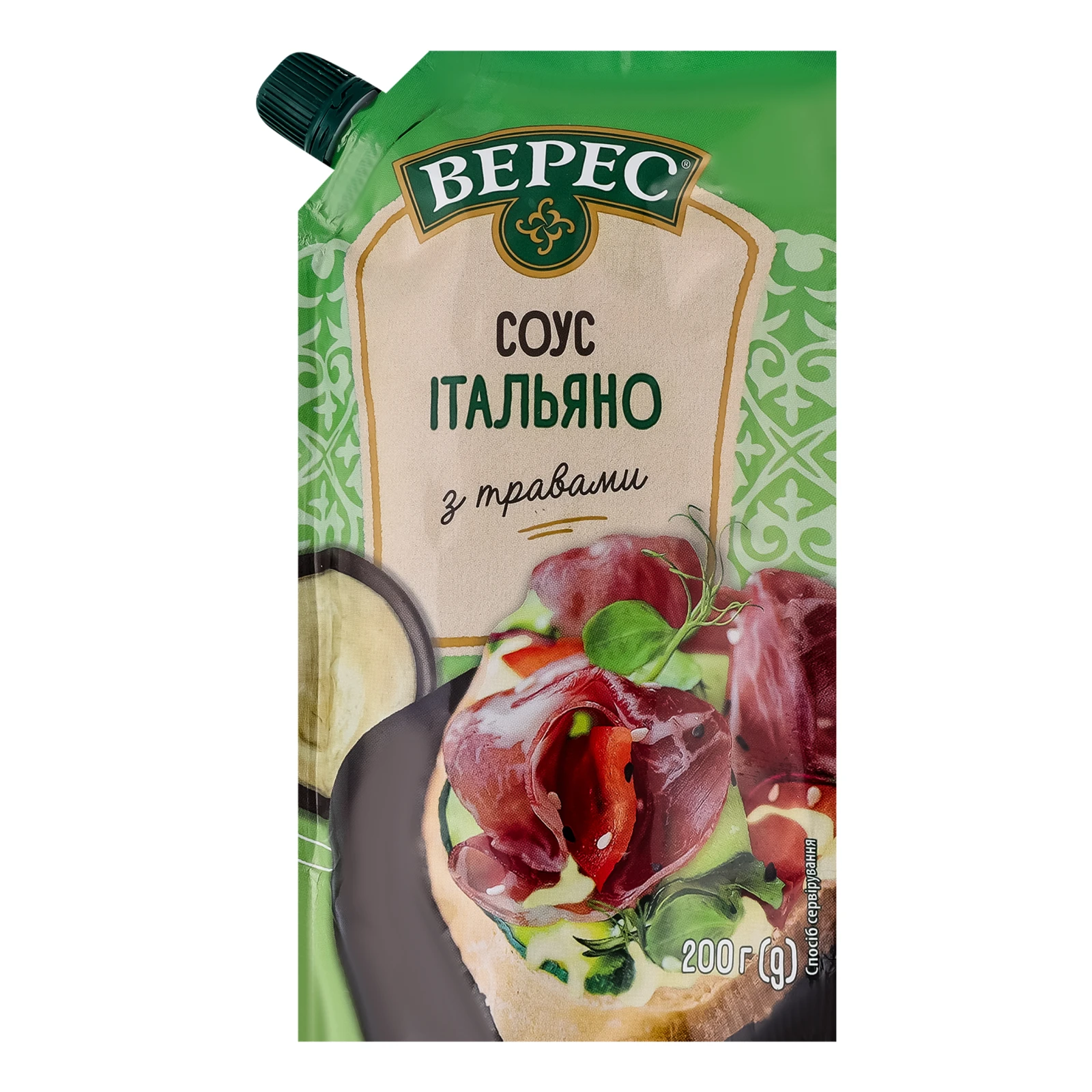 Соус майонезний Верес Італьяно з травами нестерилізований 200г Фото №:1