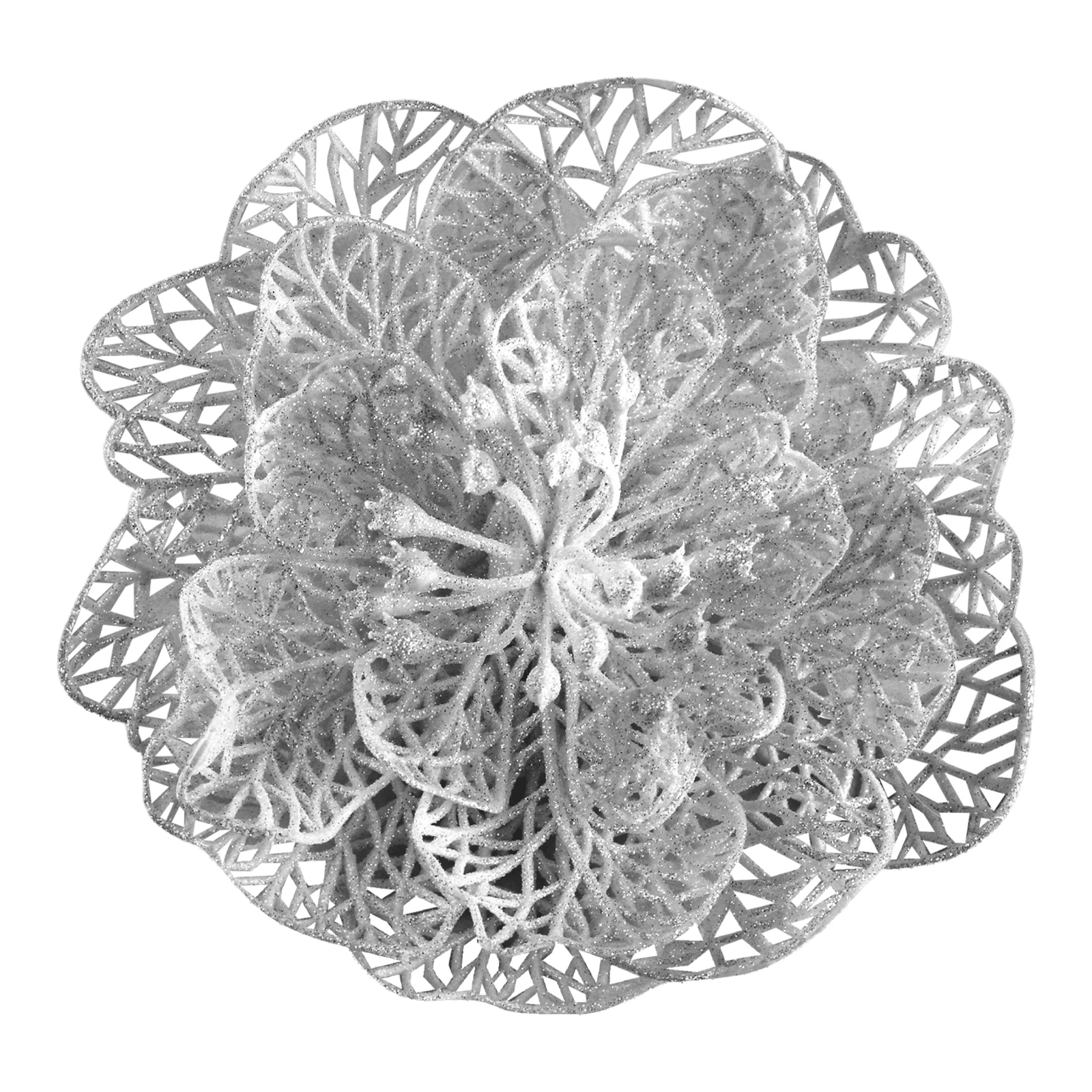 Прикраса Mislt новорічна Квітка 3D маленька Фото №:1