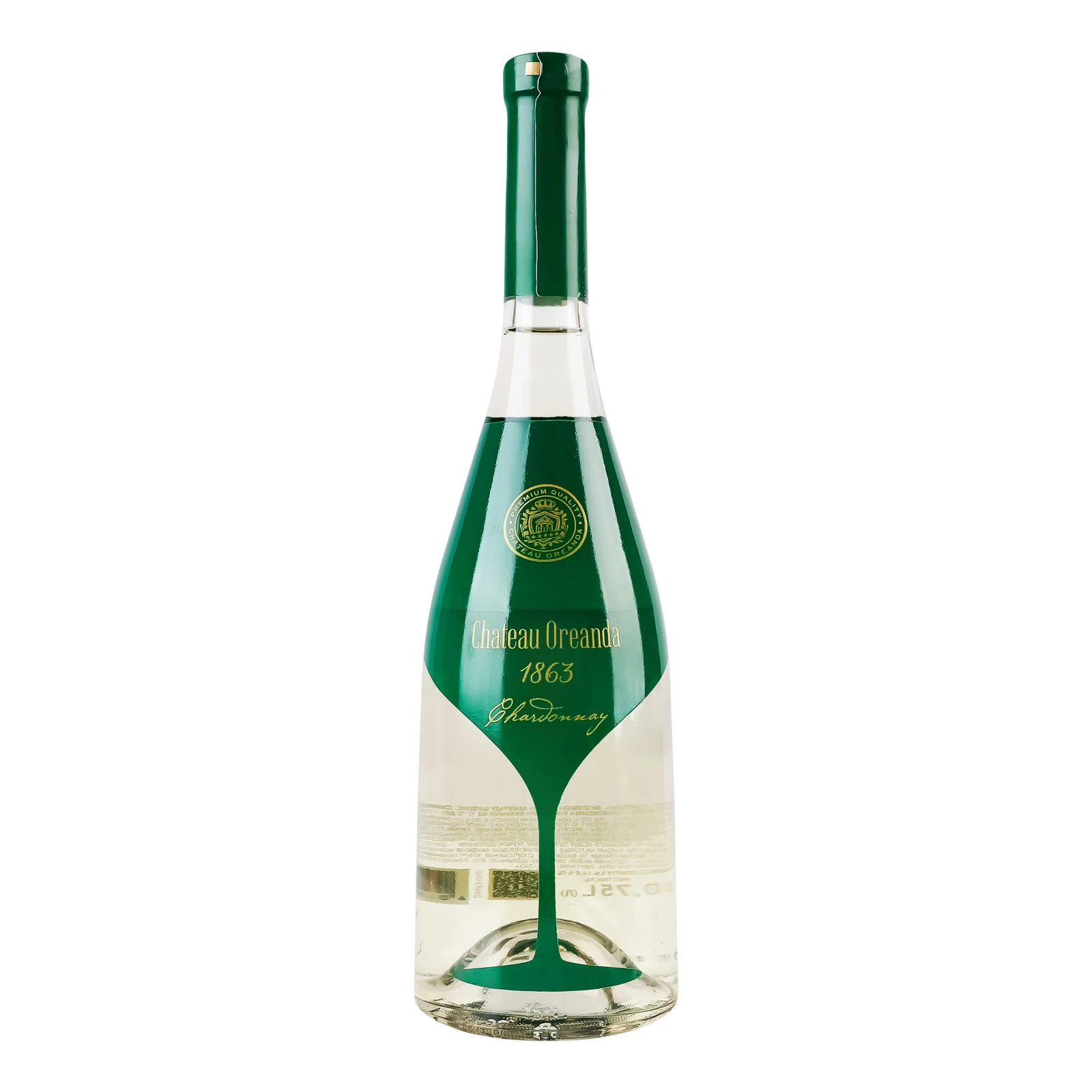 Вино Oreanda 0,75л 9,5-14% Chateau Chardonnay біле сухе Фото №:1