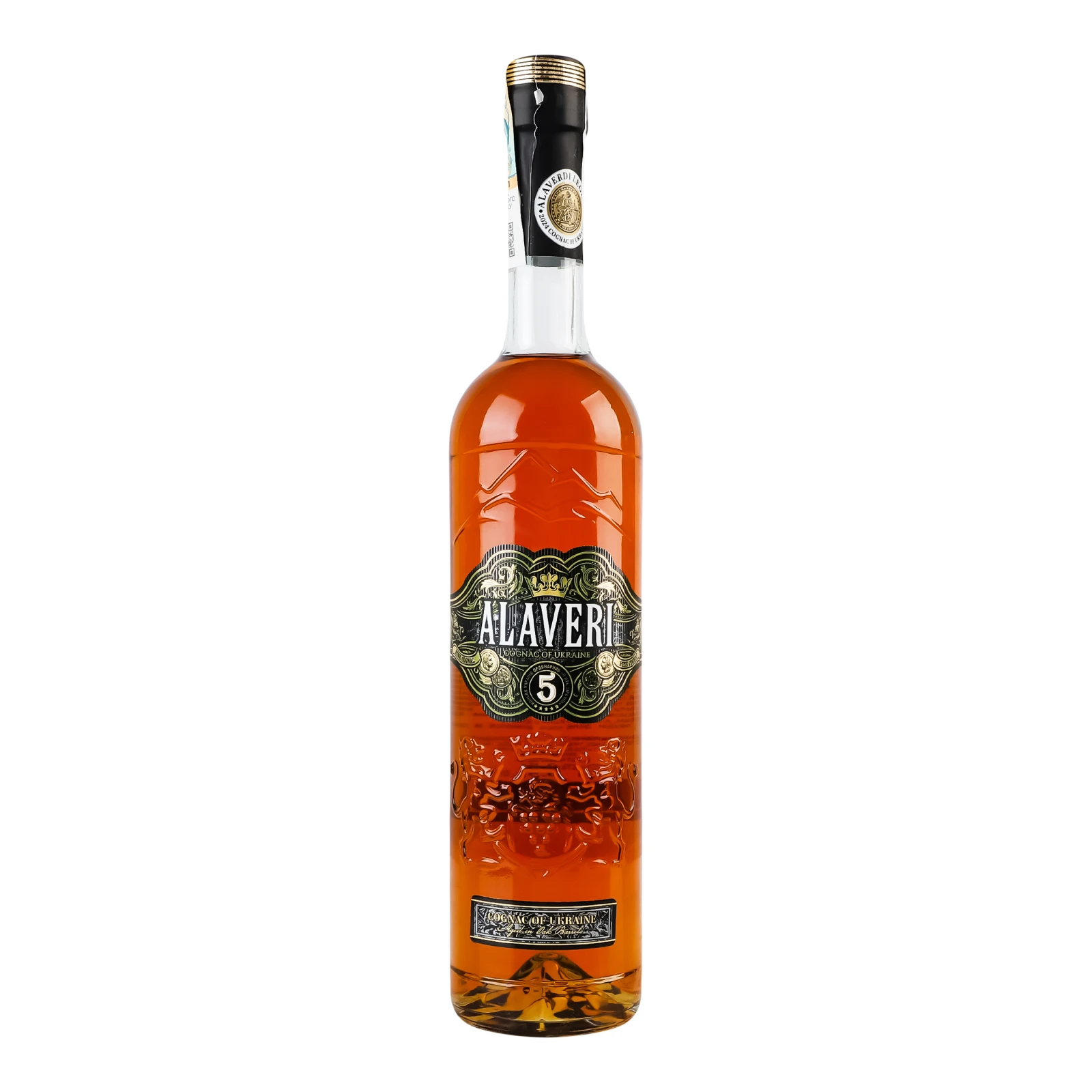 Коньяк Alaveri 0,5л 40% 5 зірок Фото №:1