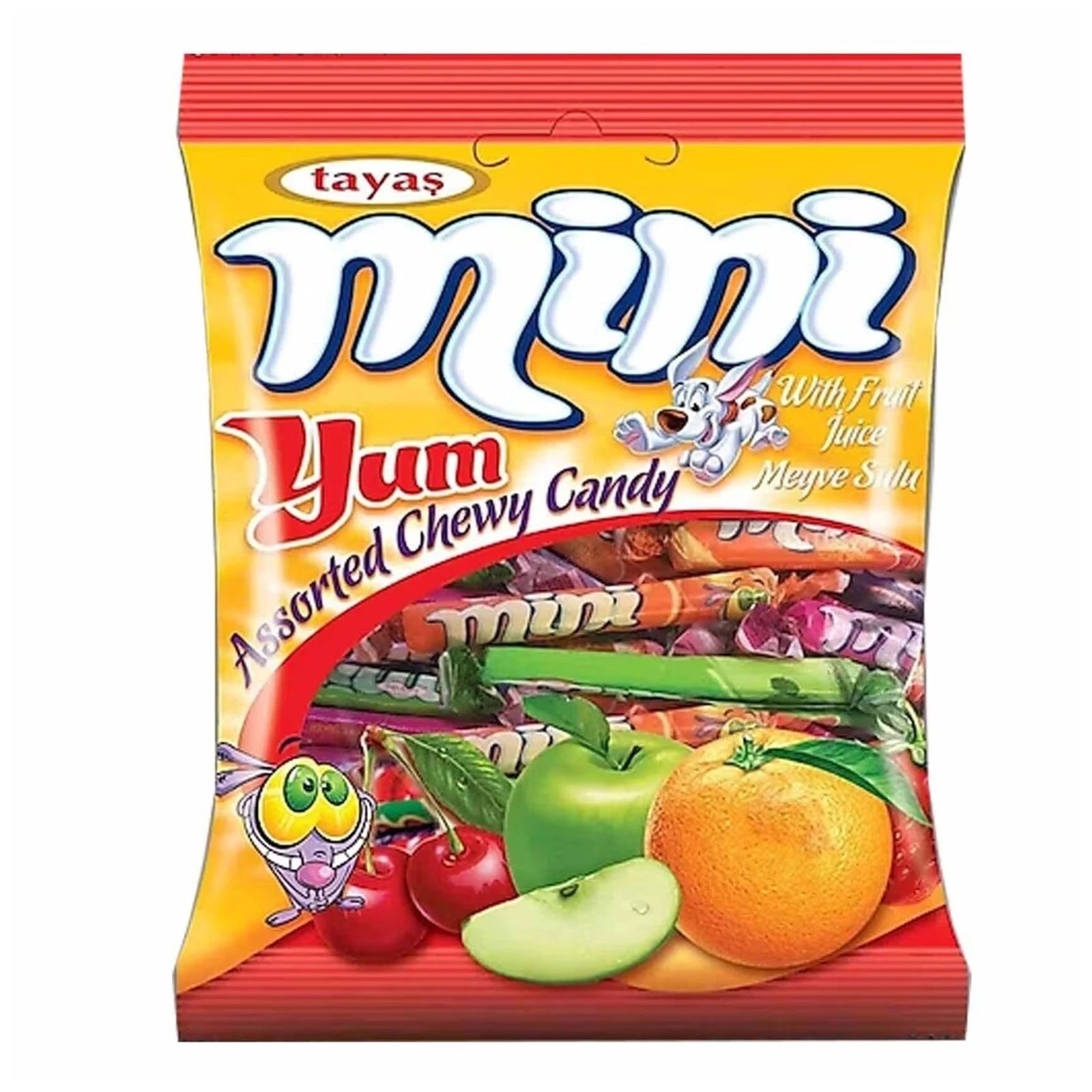 Цукерки жувальні Tayas Mini Yum assorted Chewy Candy 170г Фото навігації №:1