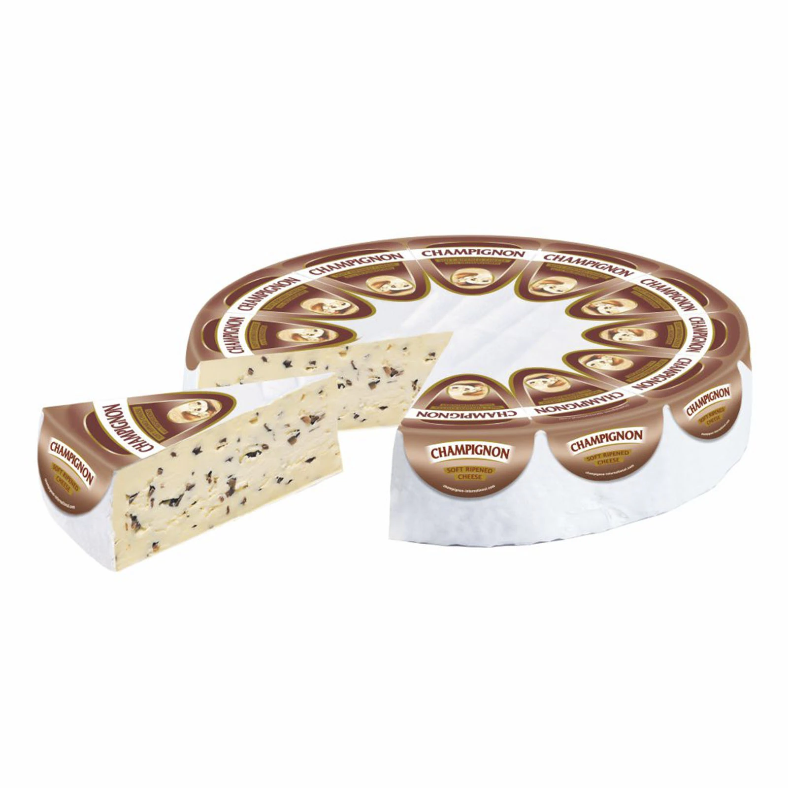 Сир Kaserei Champignon 70% Mushrooms з грибами Фото №:1
