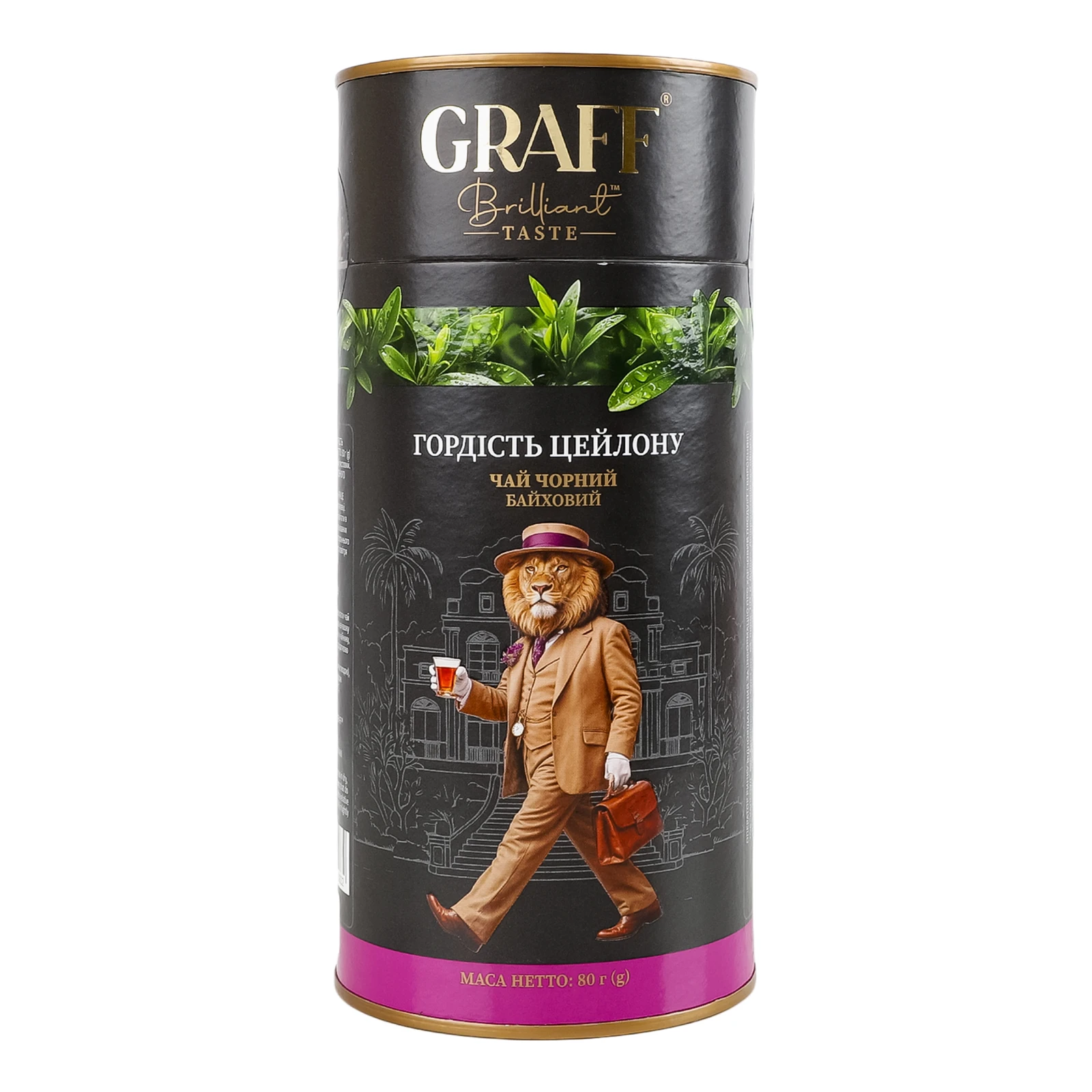 Чай Graff Гордість Цейлону чорний байховий 80г