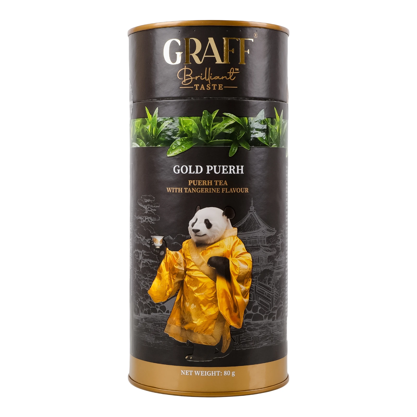 Чай Graff Золотий пуер з ароматом мандарину 80г Фото №:2