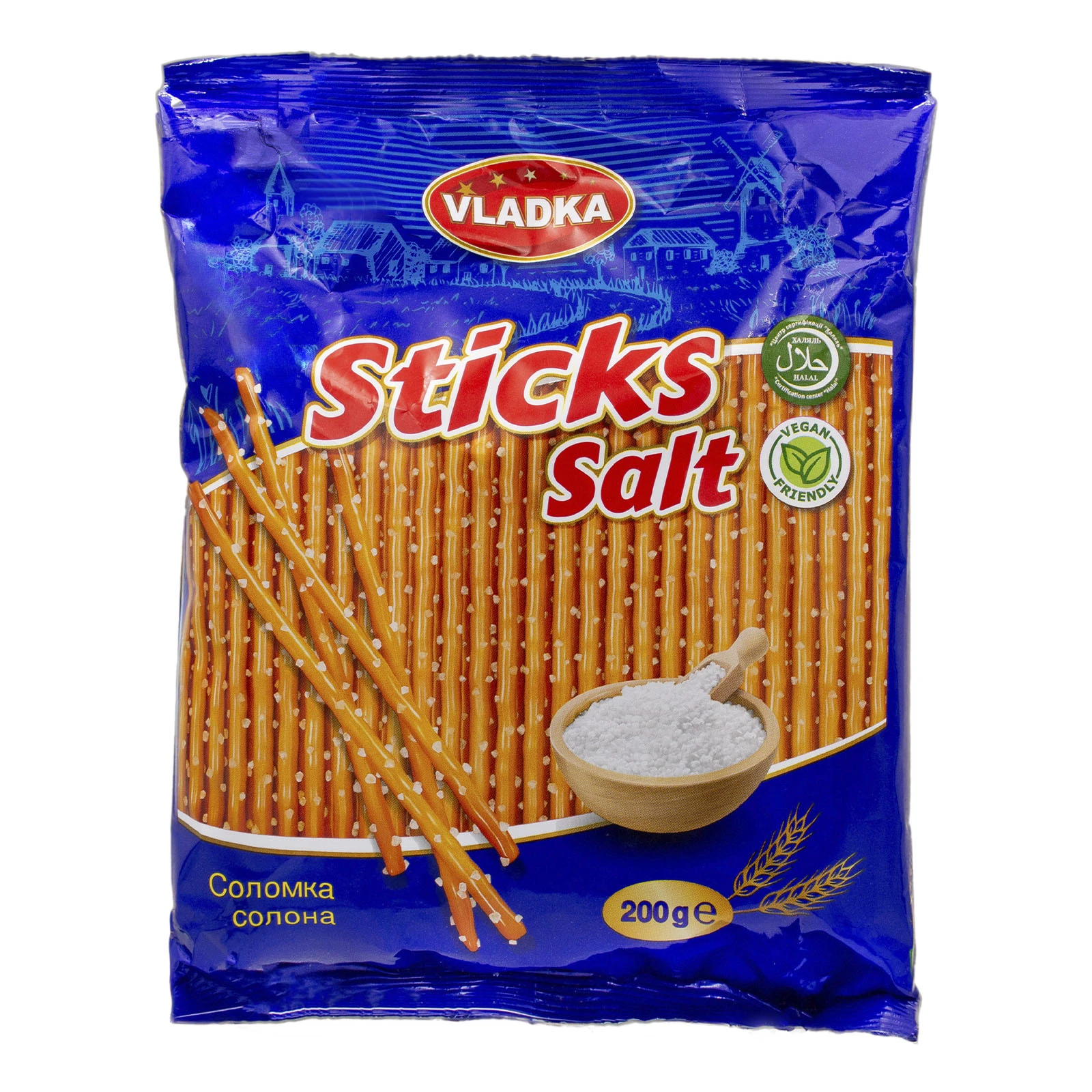 Соломка Vladka Sticks salt солона 40г Фото №:1
