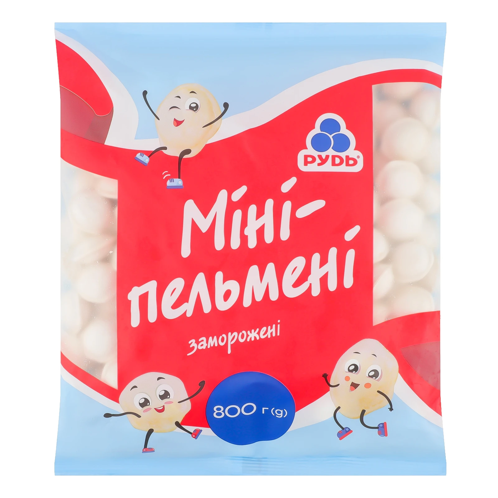 Пельмені Рудь Мініпельмені заморожені 800г