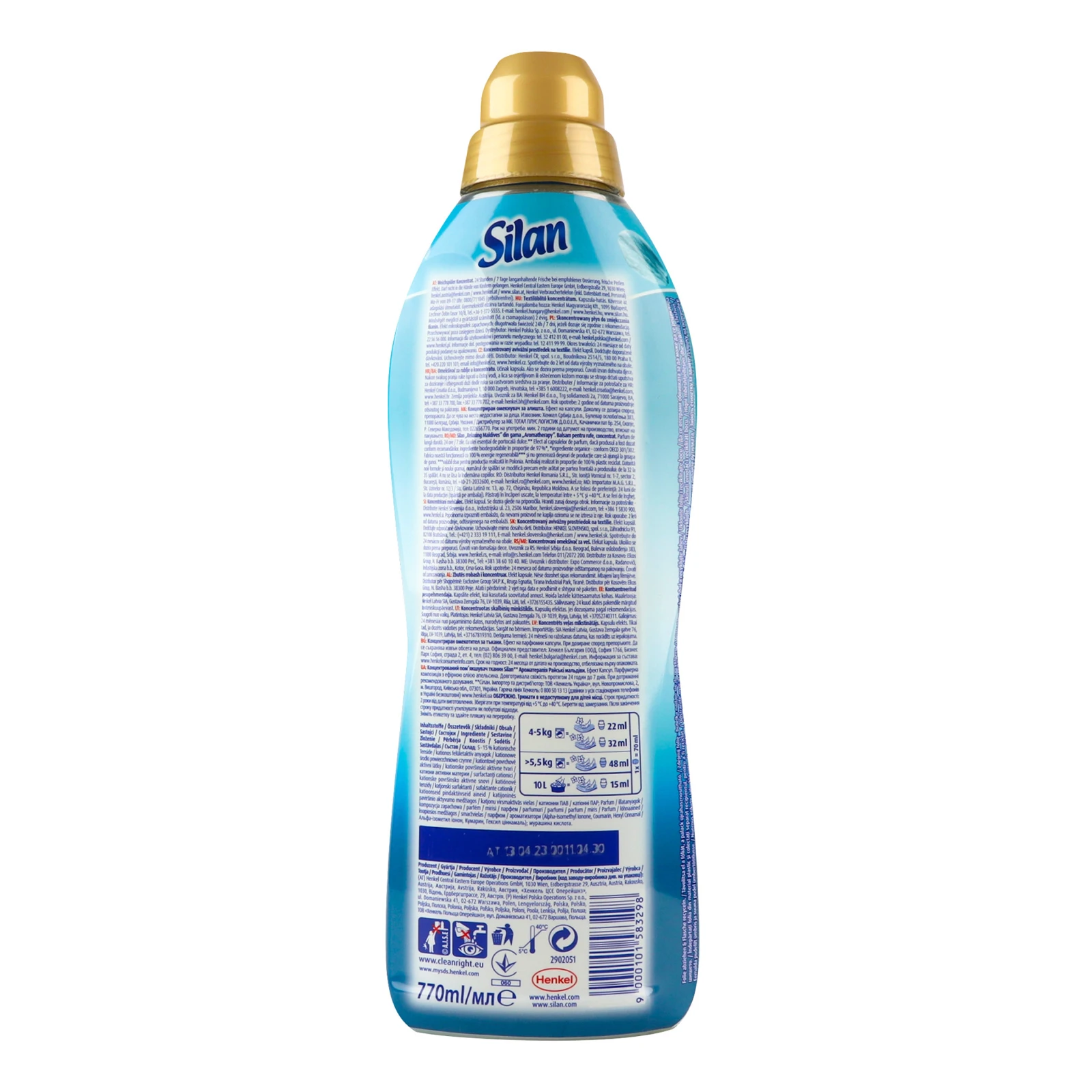 Пом'якшувач для тканин Silan Aromatherapy Relaxing Maldives 770мл Фото №:2