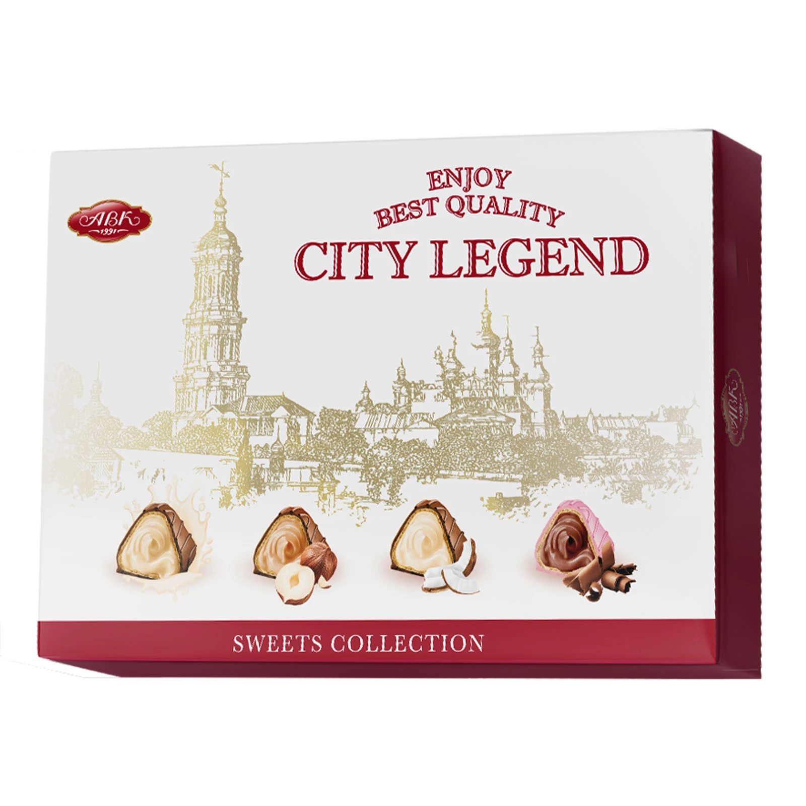 Набір цукерок АВК Королівський Шарм City Legend 241г Фото №:1